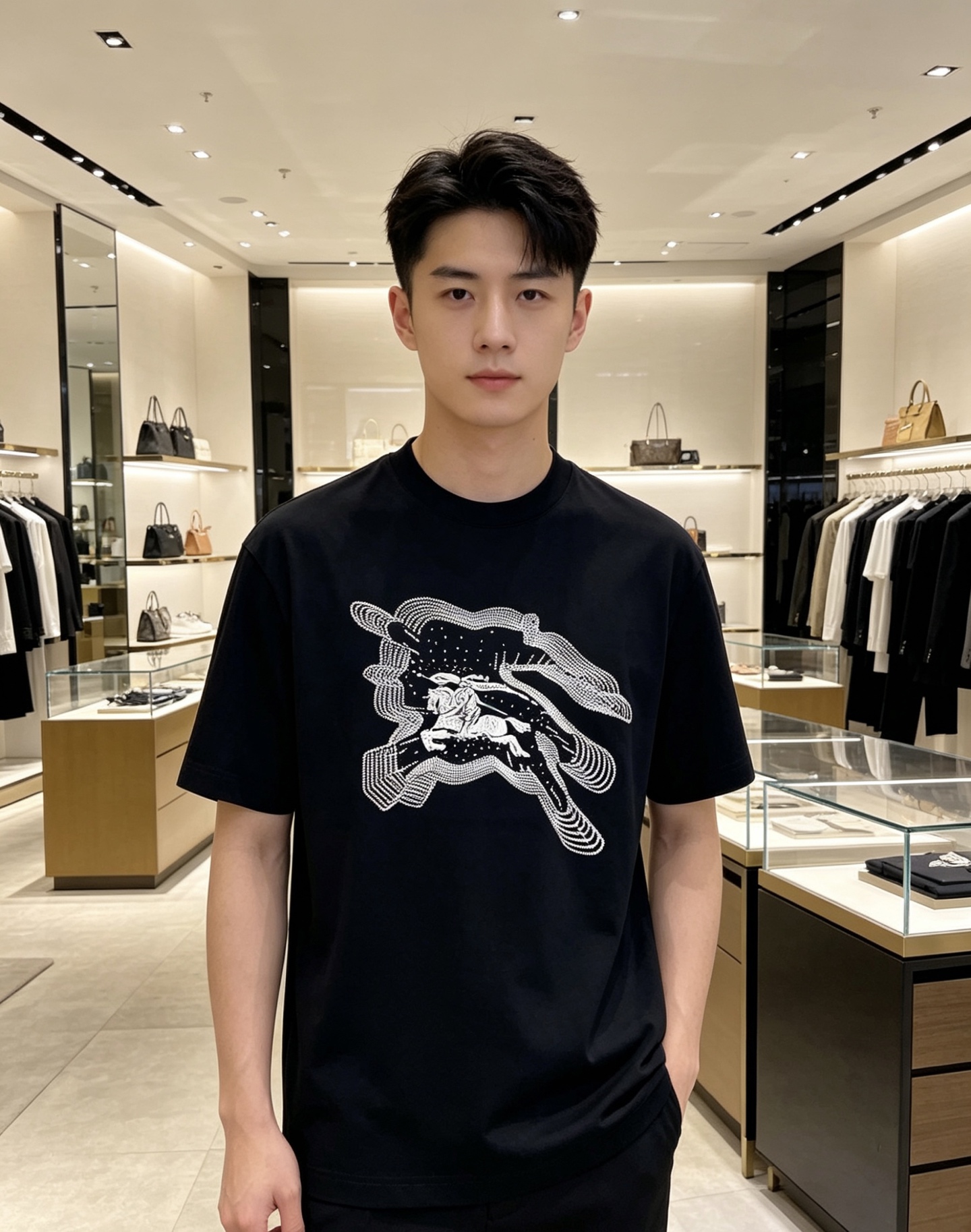 Burberry 巴宝莉 2026ss 春夏新款首发专柜最新款短袖圆领T恤 高端订制 设计前卫时尚！品牌