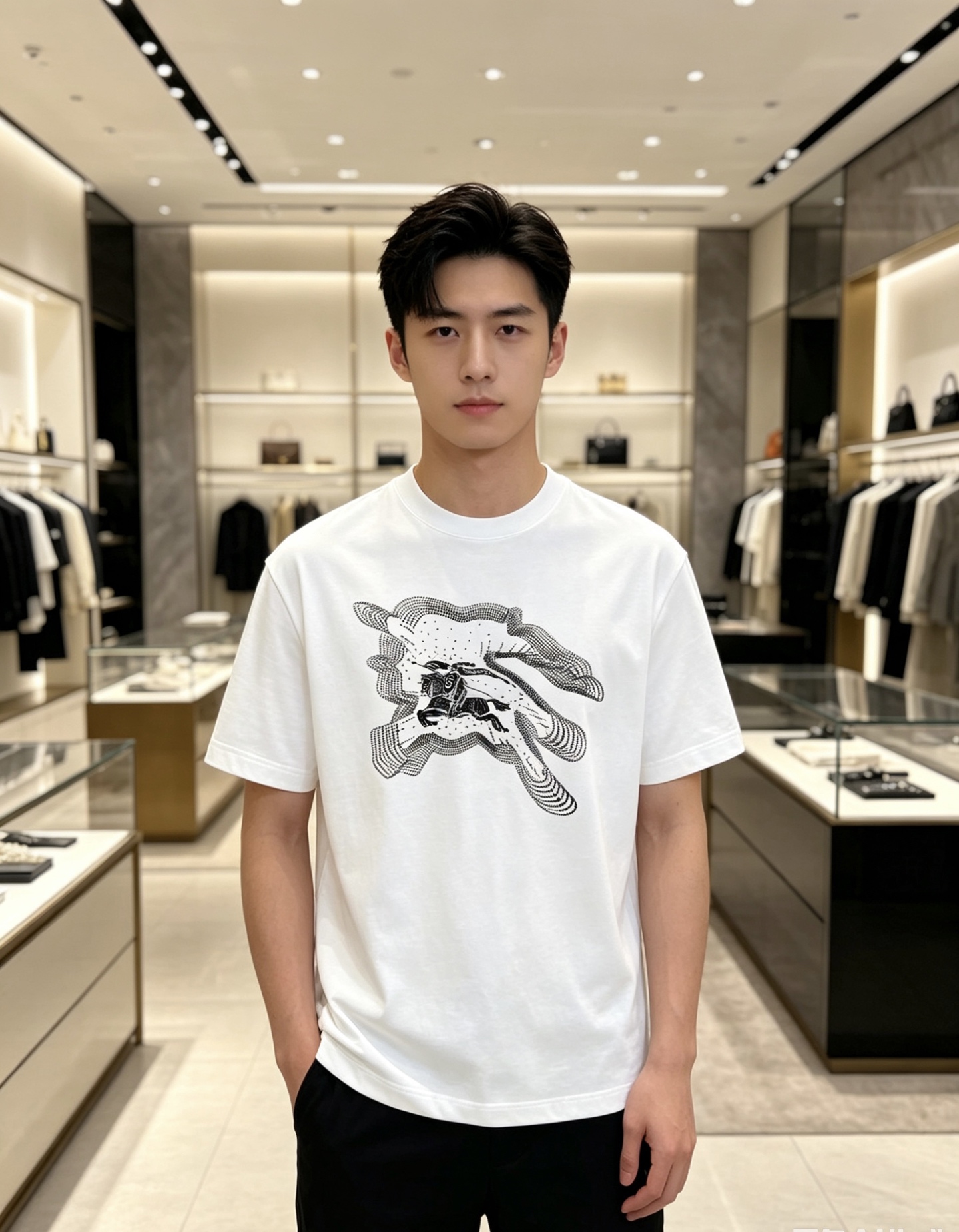 Burberry 巴宝莉 2026ss 春夏新款首发专柜最新款短袖圆领T恤 高端订制 设计前卫时尚！品牌