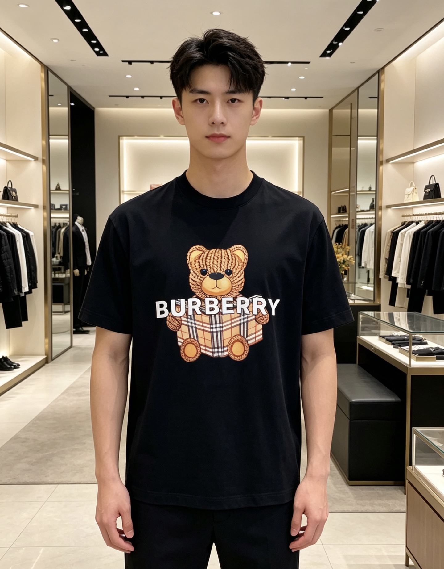 Burberry 巴宝莉 2026ss 春夏新款首发专柜最新款短袖圆领T恤 高端订制 设计前卫时尚！品牌