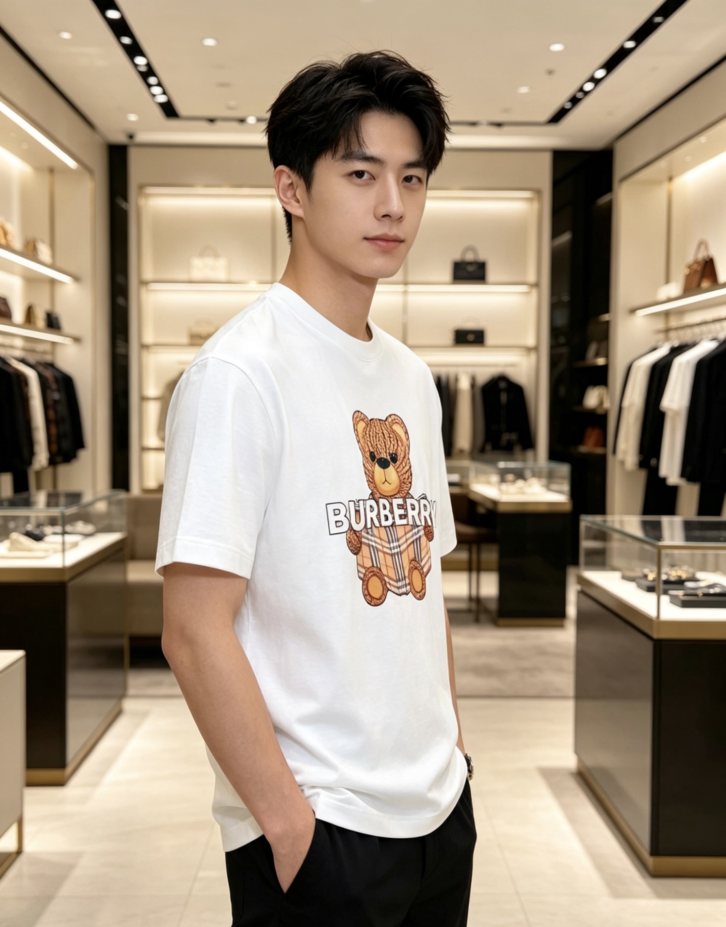 Burberry 巴宝莉 2026ss 春夏新款首发专柜最新款短袖圆领T恤 高端订制 设计前卫时尚！品牌