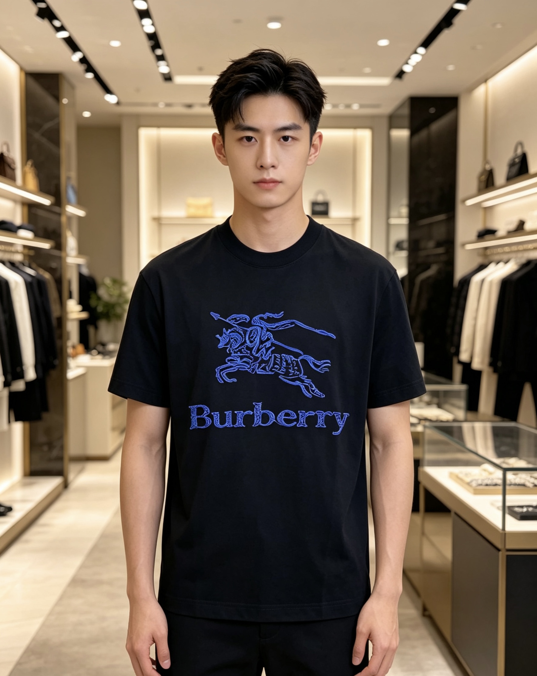 Burberry 巴宝莉 2026ss 春夏新款首发专柜最新款短袖圆领T恤 高端订制 设计前卫时尚！品牌