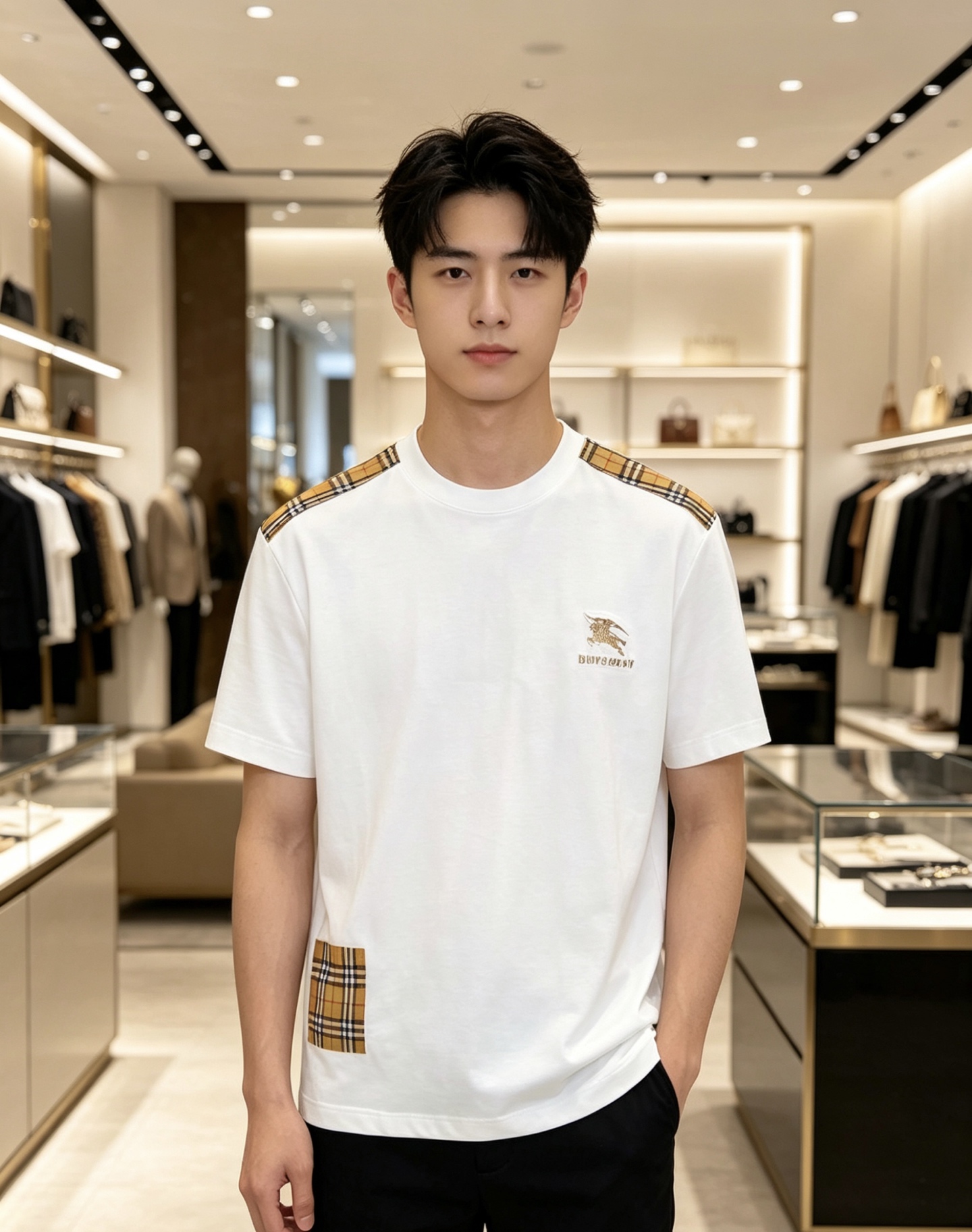 Burberry 巴宝莉 2026ss 春夏新款首发专柜最新款短袖圆领T恤 高端订制 设计前卫时尚！品牌
