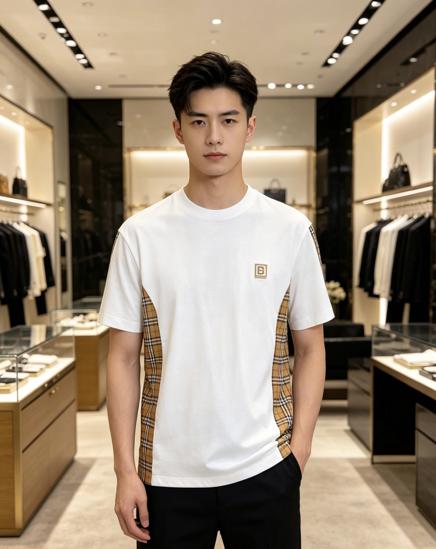 Burberry 巴宝莉 2026ss 春夏新款首发专柜最新款短袖圆领T恤 高端订制 设计前卫时尚！品牌