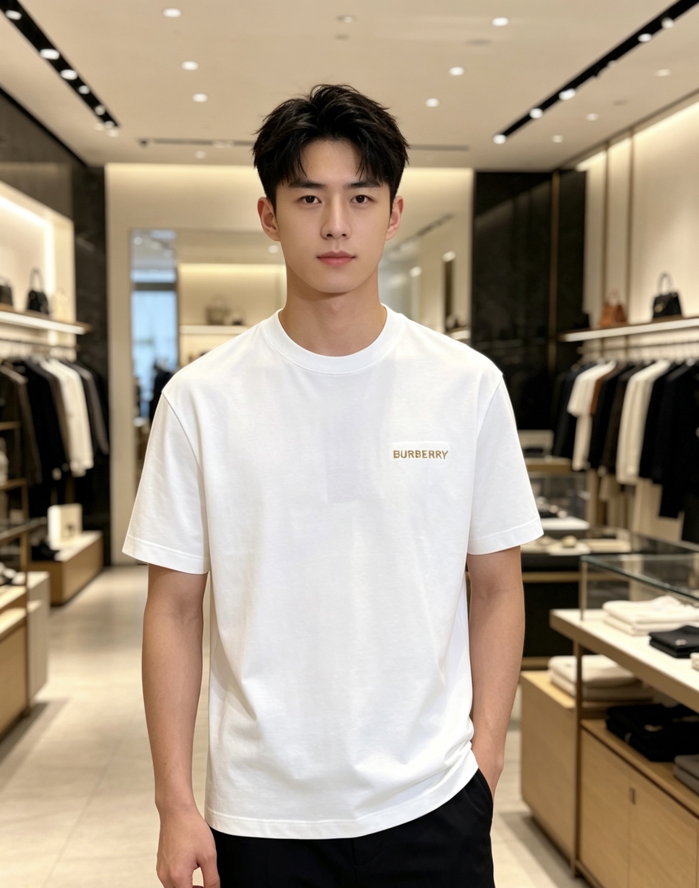 Burberry 巴宝莉 2026ss 春夏新款首发专柜最新款短袖圆领T恤 高端订制 设计前卫时尚！品牌
