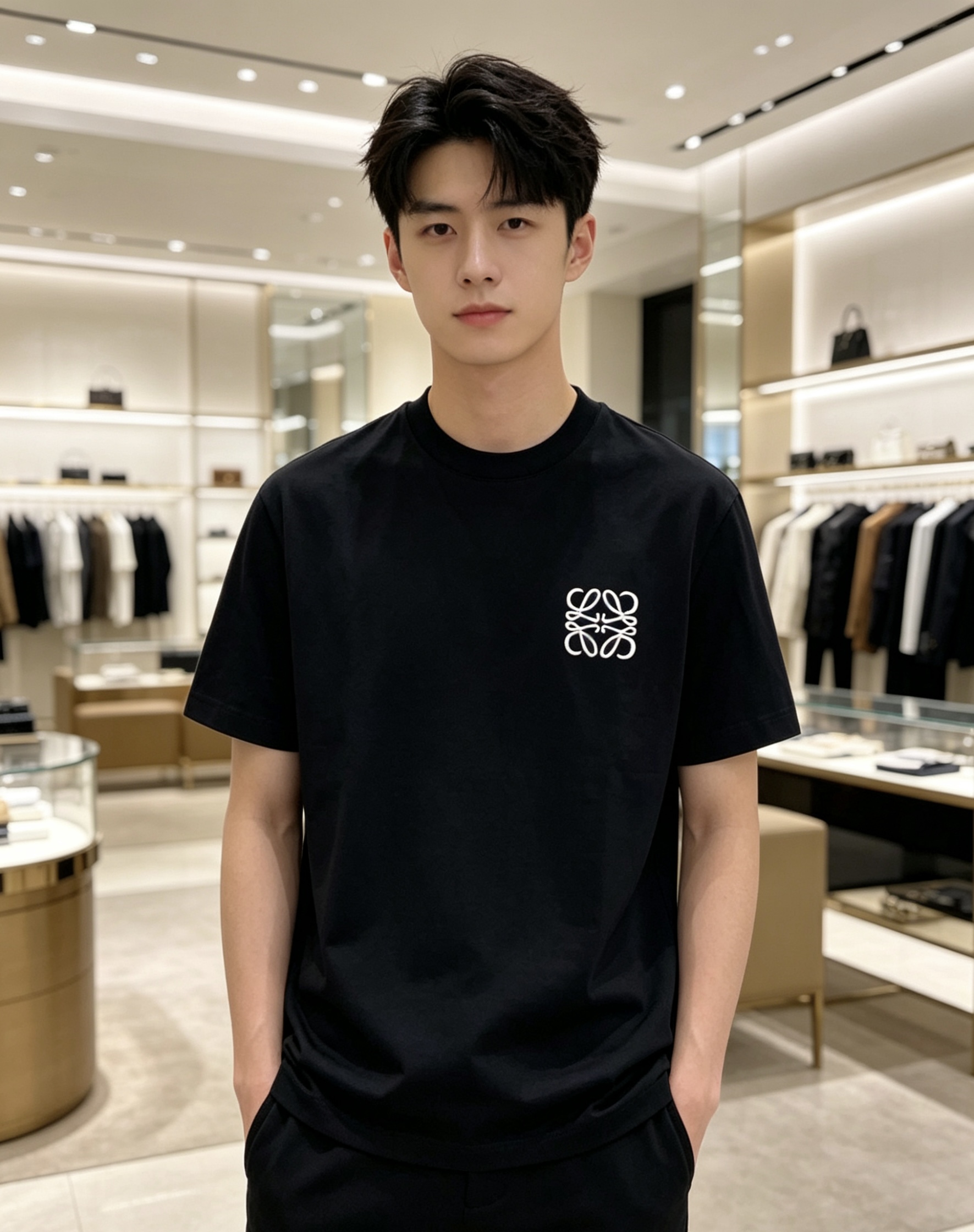 Loewe 罗意威 2026ss 春夏新款首发专柜最新款短袖圆领T恤 高端订制 设计前卫时尚！品牌log