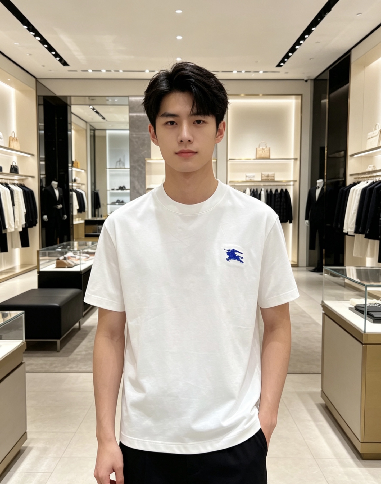 Burberry 巴宝莉 2026ss 春夏新款首发专柜最新款短袖圆领T恤 高端订制 设计前卫时尚！品牌