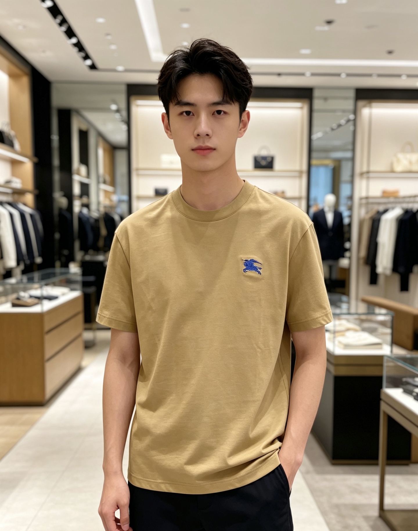 Burberry 巴宝莉 2026ss 春夏新款首发专柜最新款短袖圆领T恤 高端订制 设计前卫时尚！品牌