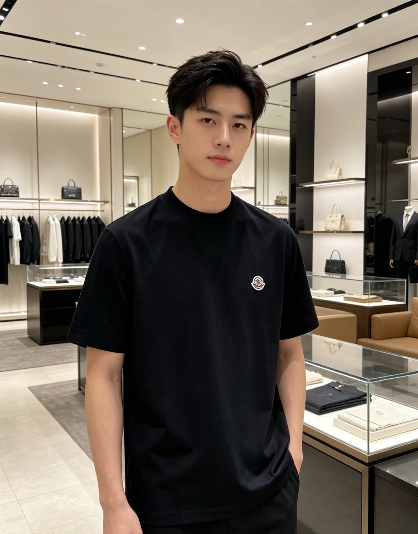 Moncler蒙口 2026ss 春夏新款首发专柜最新款短袖圆领T恤 高端订制 设计前卫时尚！品牌log