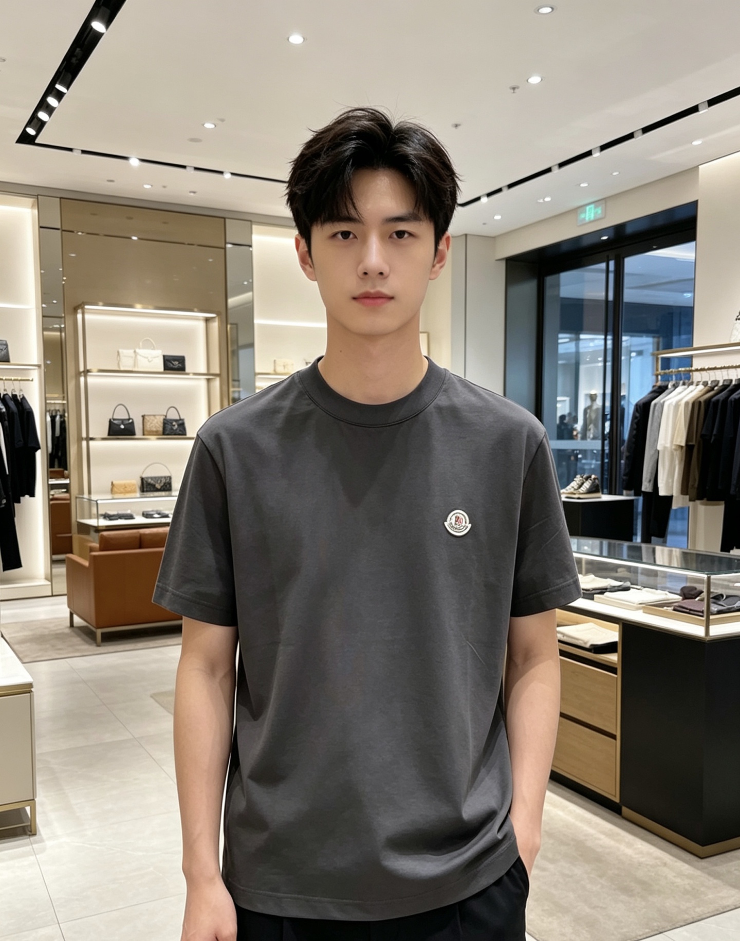 Moncler蒙口 2026ss 春夏新款首发专柜最新款短袖圆领T恤 高端订制 设计前卫时尚！品牌log