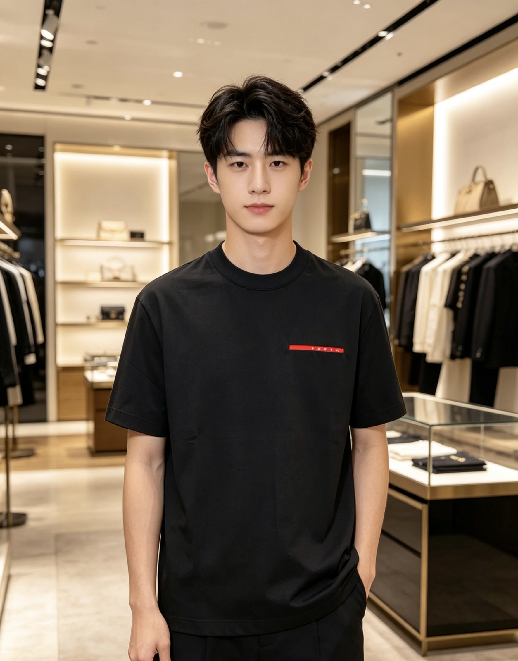 Prada 普拉达 2026ss 春夏新款首发专柜最新款短袖圆领T恤 高端订制 设计前卫时尚！品牌log