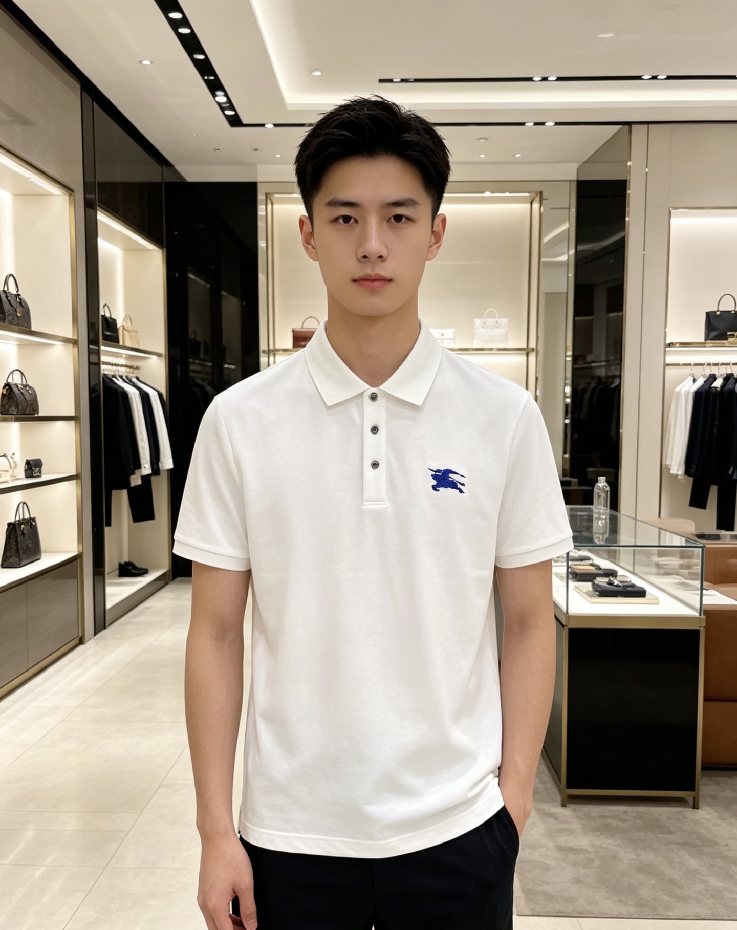 NO:839988,Burberry 2026ss new spring and summer new debut counter latest POLO shirt high-end custom design avant-garde fashion!  The brand logo is designed with heavy craftsmanship. High-end customized 230g fabric. Soft to the touch. Comfortable to wear. Exquisite stitching at the counter level. Fine workmanship. The upper body effect is incomparably handsome!  A must-have item for a stylish man!  Color Black White Size M-3XL,,burberry,burberry,19860909Burberry 巴宝莉 2026ss春夏新款首发专柜最新POLO衫 高端订制 设计前卫时尚！品牌logo重工艺设计 高端定制230克面料.手感柔软.穿着舒适.专柜级别精致车线.做工精细.上身效果无敌帅气！型男必备单品！ 颜色黑色 白色 码数M-3XL,,burberry,burberry,,Men's clothing