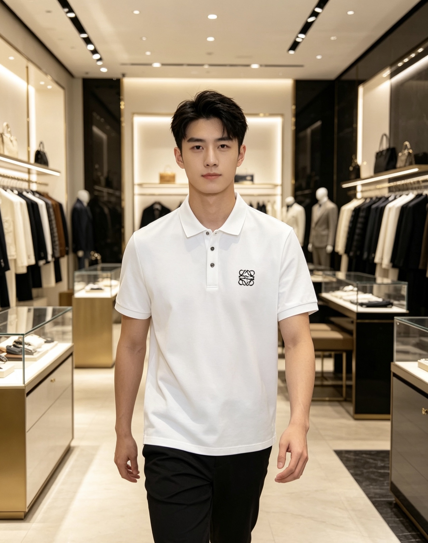 Loewe 罗意威 2026ss春夏新款首发专柜最新POLO衫 高端订制 设计前卫时尚！品牌logo重工