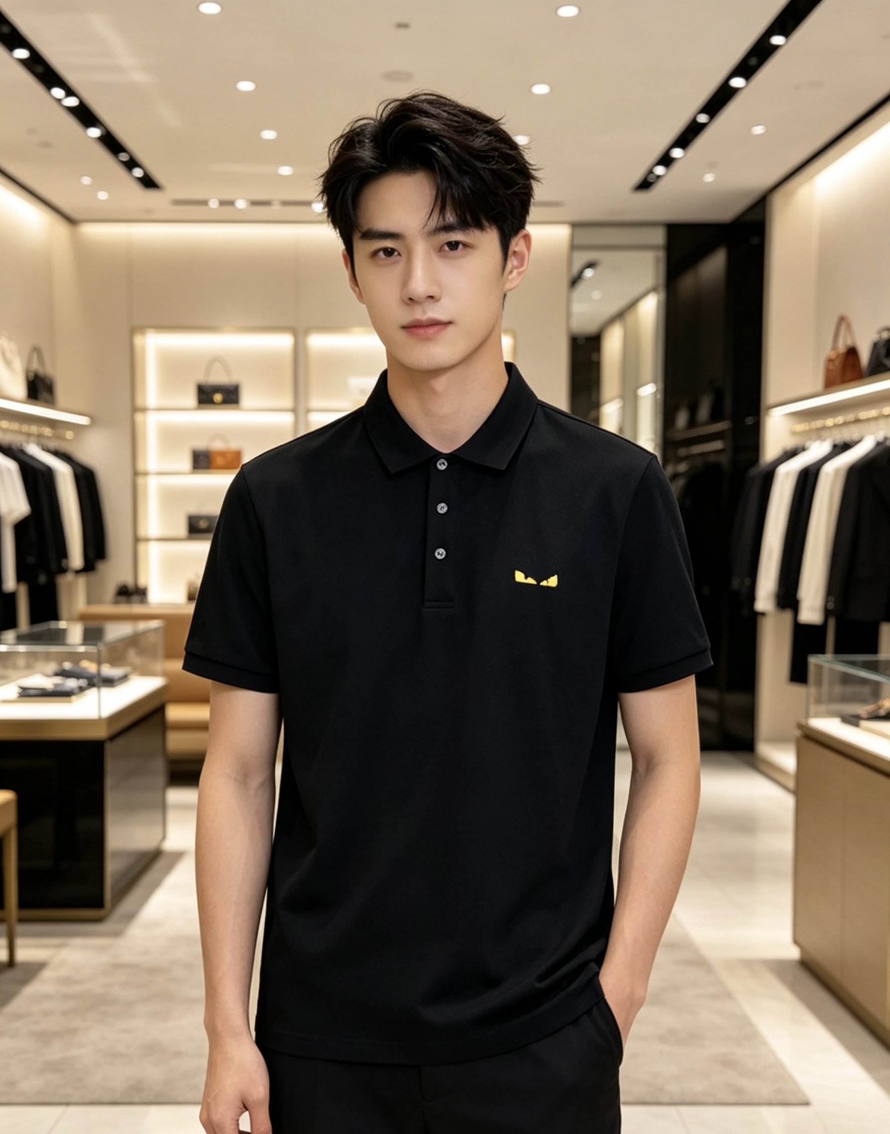 Fendi 芬迪 2026ss春夏新款首发专柜最新POLO衫 高端订制 设计前卫时尚！品牌logo重工艺