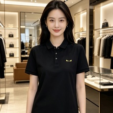 Fendi 芬迪 2026ss春夏新款首发专柜最新POLO衫 高端订制 设计前卫时尚!品牌logo重工艺 Fendi 芬迪 2026ss春夏新款首发专柜最新POLO衫 高端订制 设计前卫时尚!品牌logo重工艺