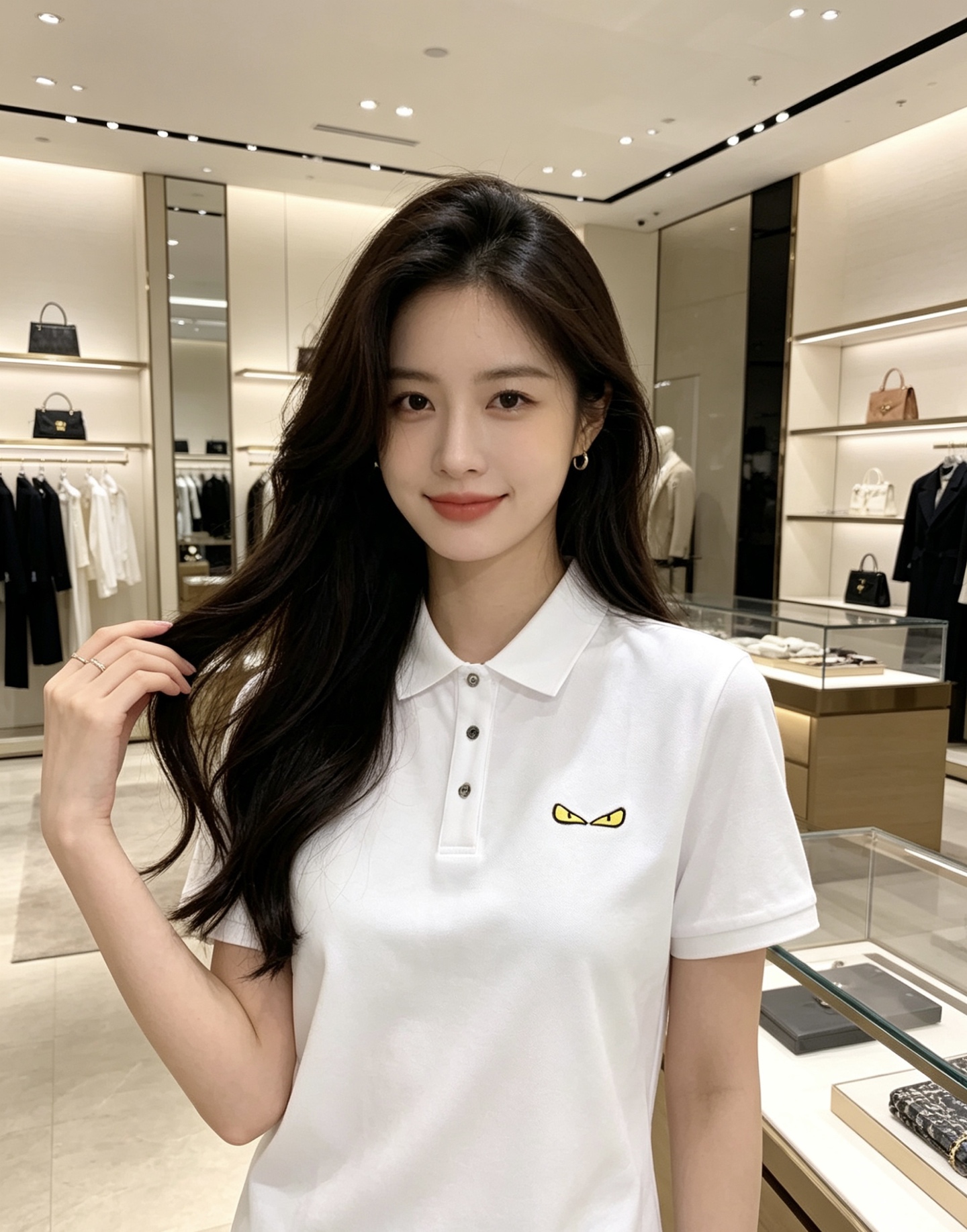 Fendi 芬迪 2026ss春夏新款首发专柜最新POLO衫 高端订制 设计前卫时尚！品牌logo重工艺