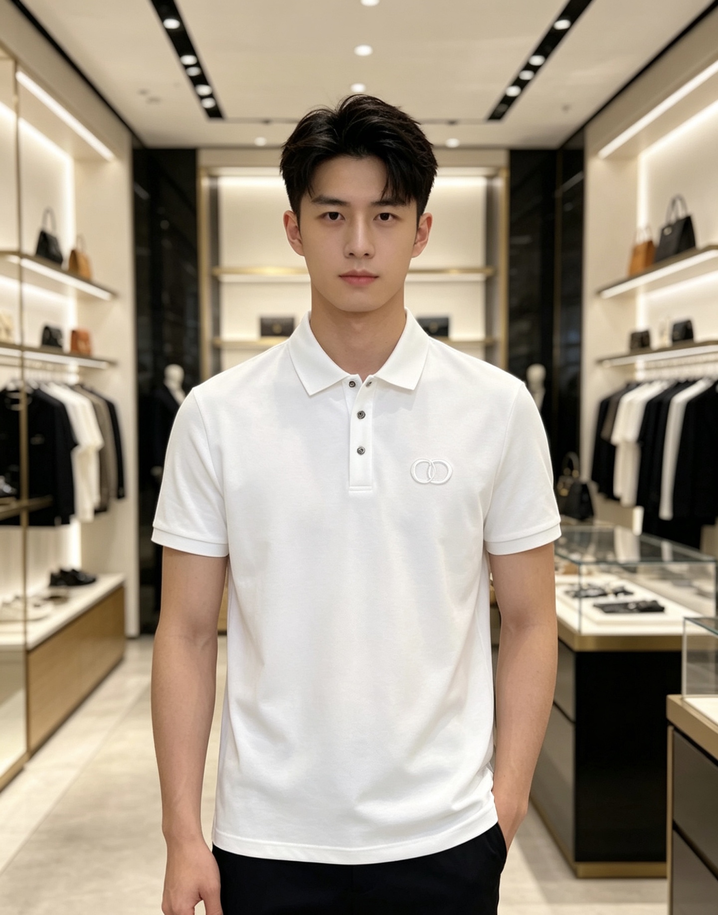 NO:840006,Dior Dior 2026ss new spring and summer new debut counter latest POLO shirt high-end custom design avant-garde fashion!  The brand logo is designed with heavy craftsmanship. High-end customized 230g fabric. Soft to the touch. Comfortable to wear. Exquisite stitching at the counter level. Fine workmanship. The upper body effect is incomparably handsome!  A must-have item for a stylish man!  Color Black White Size M-3XL,,dior,dior,19860909Dior 迪奥 2026ss春夏新款首发专柜最新POLO衫 高端订制 设计前卫时尚！品牌logo重工艺设计 高端定制230克面料.手感柔软.穿着舒适.专柜级别精致车线.做工精细.上身效果无敌帅气！型男必备单品！ 颜色黑色 白色 码数M-3XL,,dior,dior,,Men's clothing