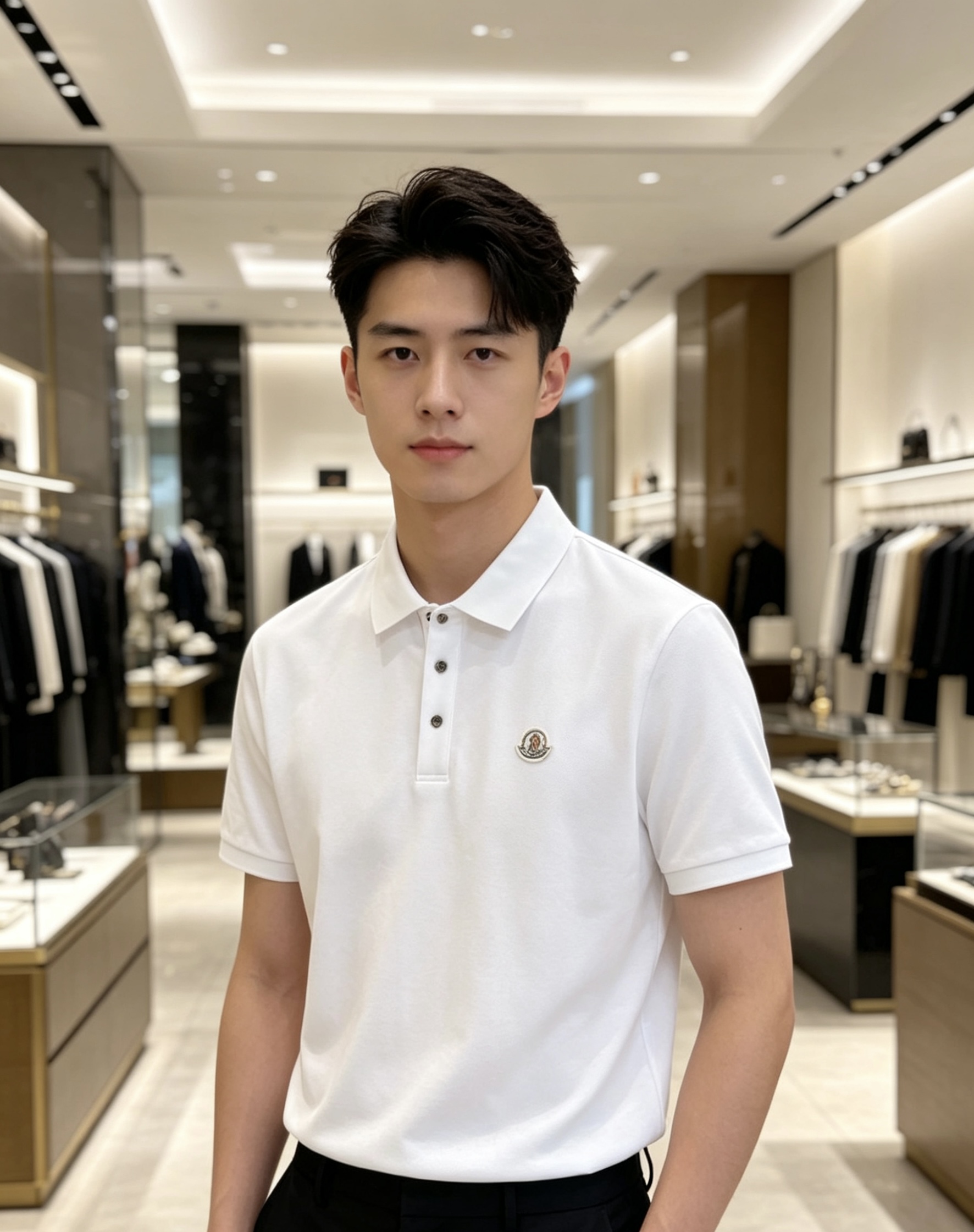 NO:840013,Moncler 2026ss new spring and summer new debut counter latest POLO shirt, high-end custom design, avant-garde and fashionable!  The brand logo is designed with heavy craftsmanship. High-end customized 230g fabric. Soft to the touch. Comfortable to wear. Exquisite stitching at the counter level. Fine workmanship. The upper body effect is incomparably handsome!  A must-have item for a stylish man!  Color Black White Size M-3XL,,Moncler,19860909Moncler 蒙口 2026ss春夏新款首发专柜最新POLO衫 高端订制 设计前卫时尚！品牌logo重工艺设计 高端定制230克面料.手感柔软.穿着舒适.专柜级别精致车线.做工精细.上身效果无敌帅气！型男必备单品！ 颜色黑色 白色 码数M-3XL,,Moncler,,Men's clothing