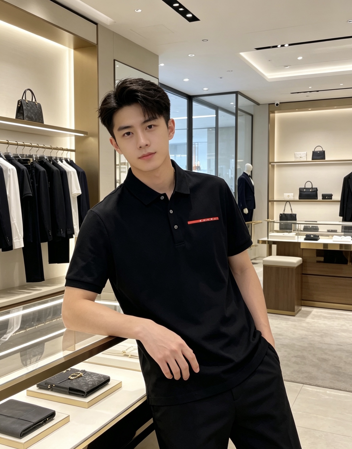 Prada 普拉达 2026ss春夏新款首发专柜最新POLO衫 高端订制 设计前卫时尚！品牌logo重工