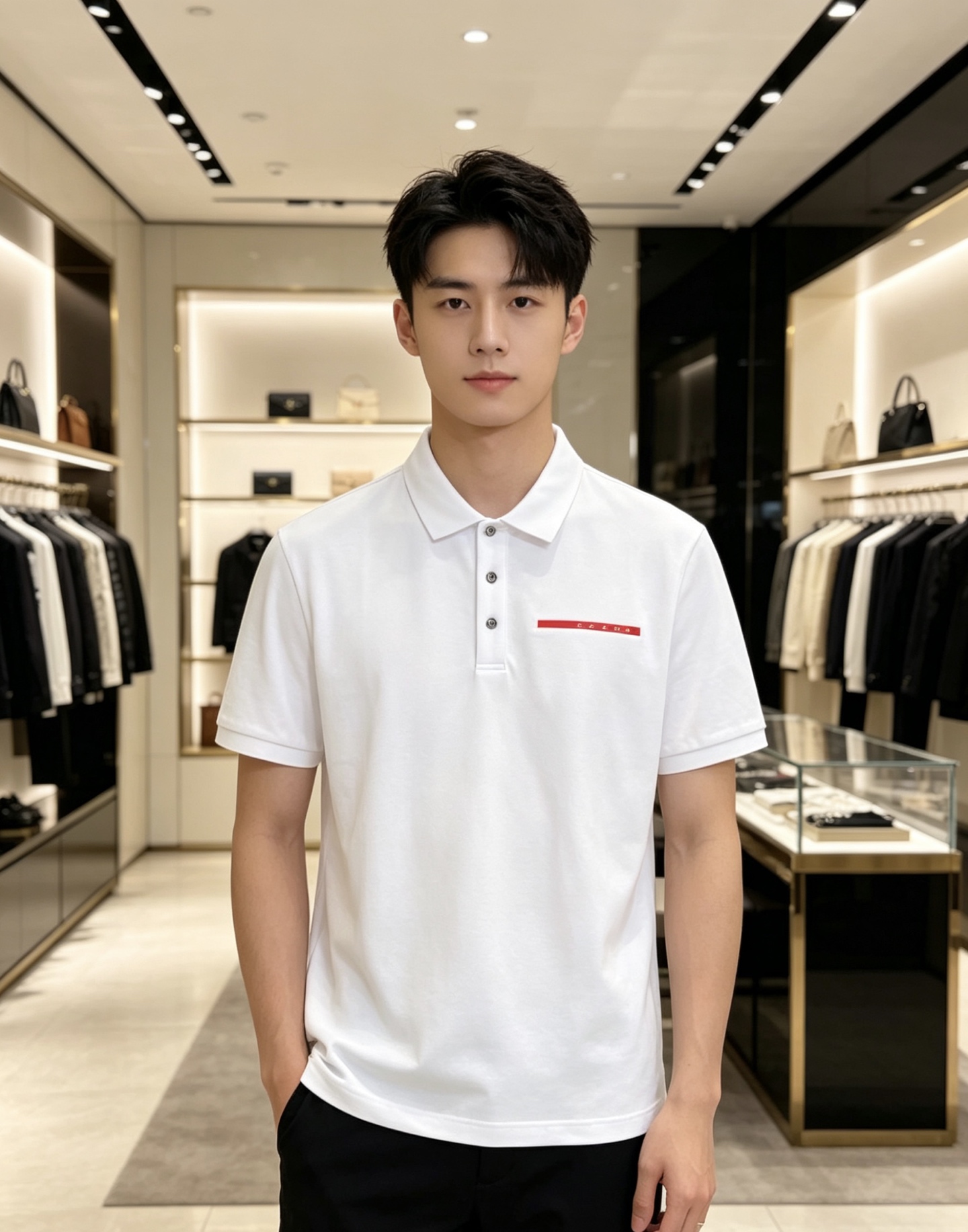 Prada 普拉达 2026ss春夏新款首发专柜最新POLO衫 高端订制 设计前卫时尚！品牌logo重工