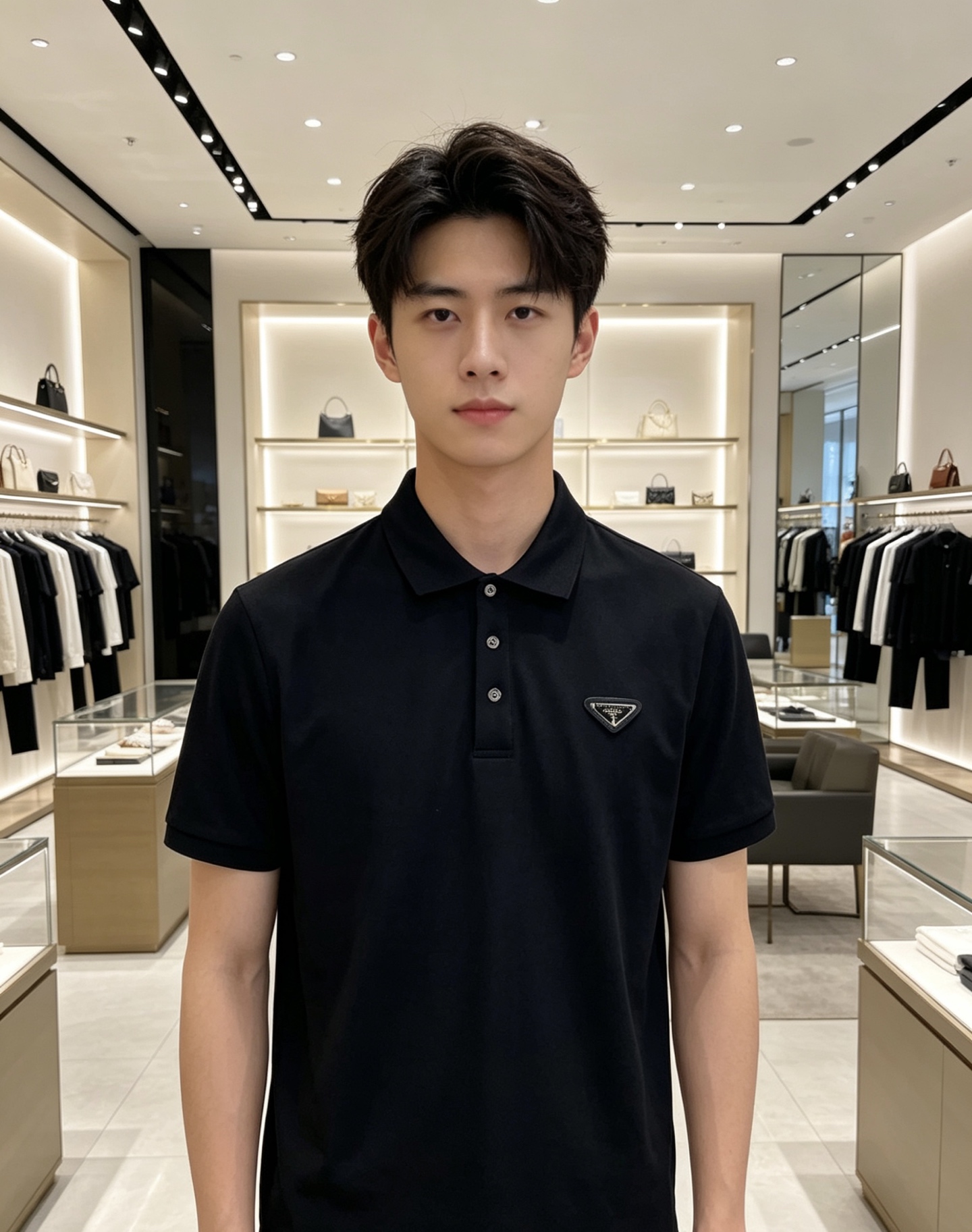 Prada 普拉达 2026ss春夏新款首发专柜最新POLO衫 高端订制 设计前卫时尚！品牌logo重工