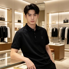 LV 2026ss夏季新款 logo男士翻领Polo衫!经典商务男款,高端男装的天花板级别的商务男款!简 LV 2026ss夏季新款 logo男士翻领Polo衫!经典商务男款,高端男装的天花板级别的商务男款!简