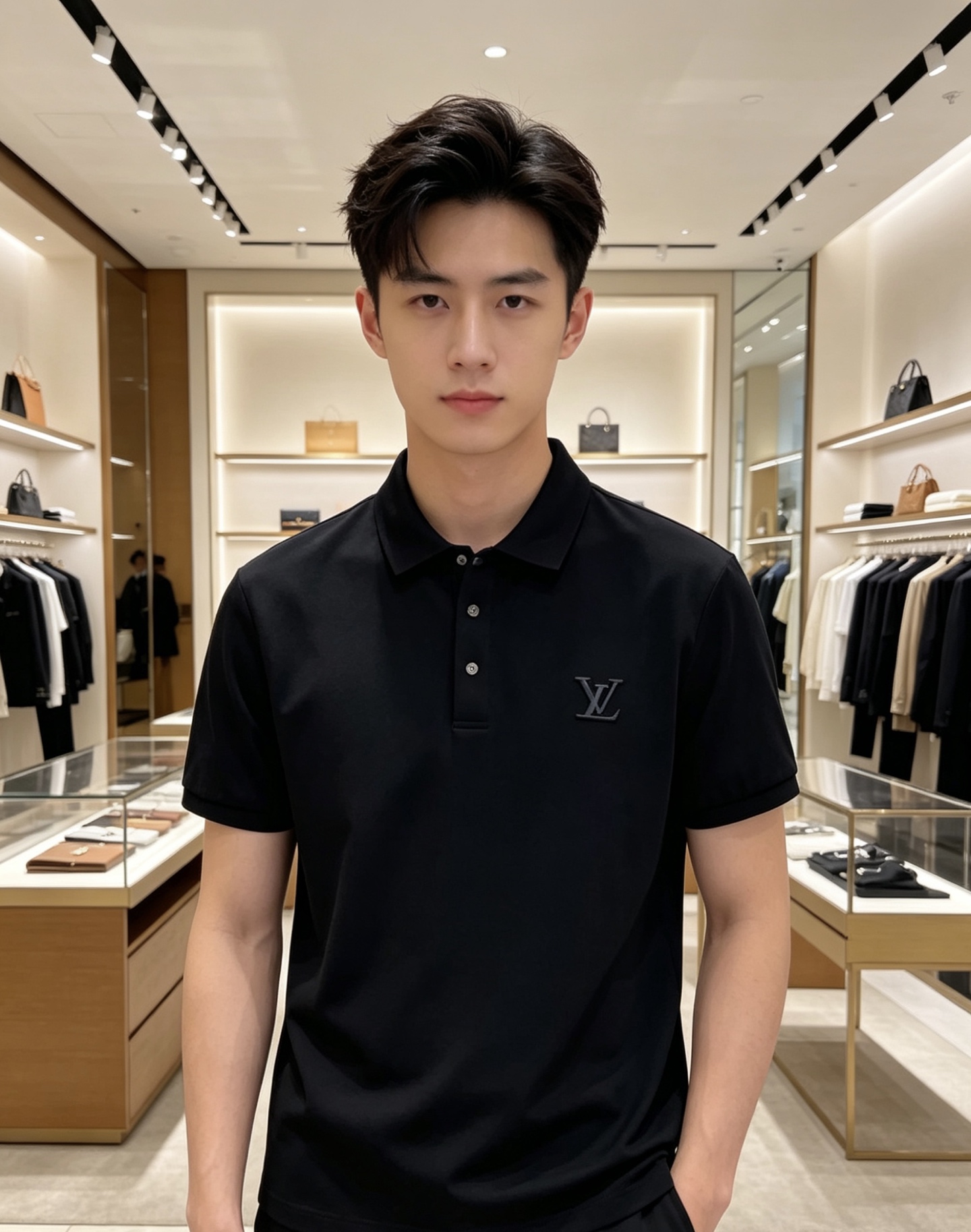 LV 2026ss夏季新款 logo男士翻领Polo衫！经典商务男款，高端男装的天花板级别的商务男款！简