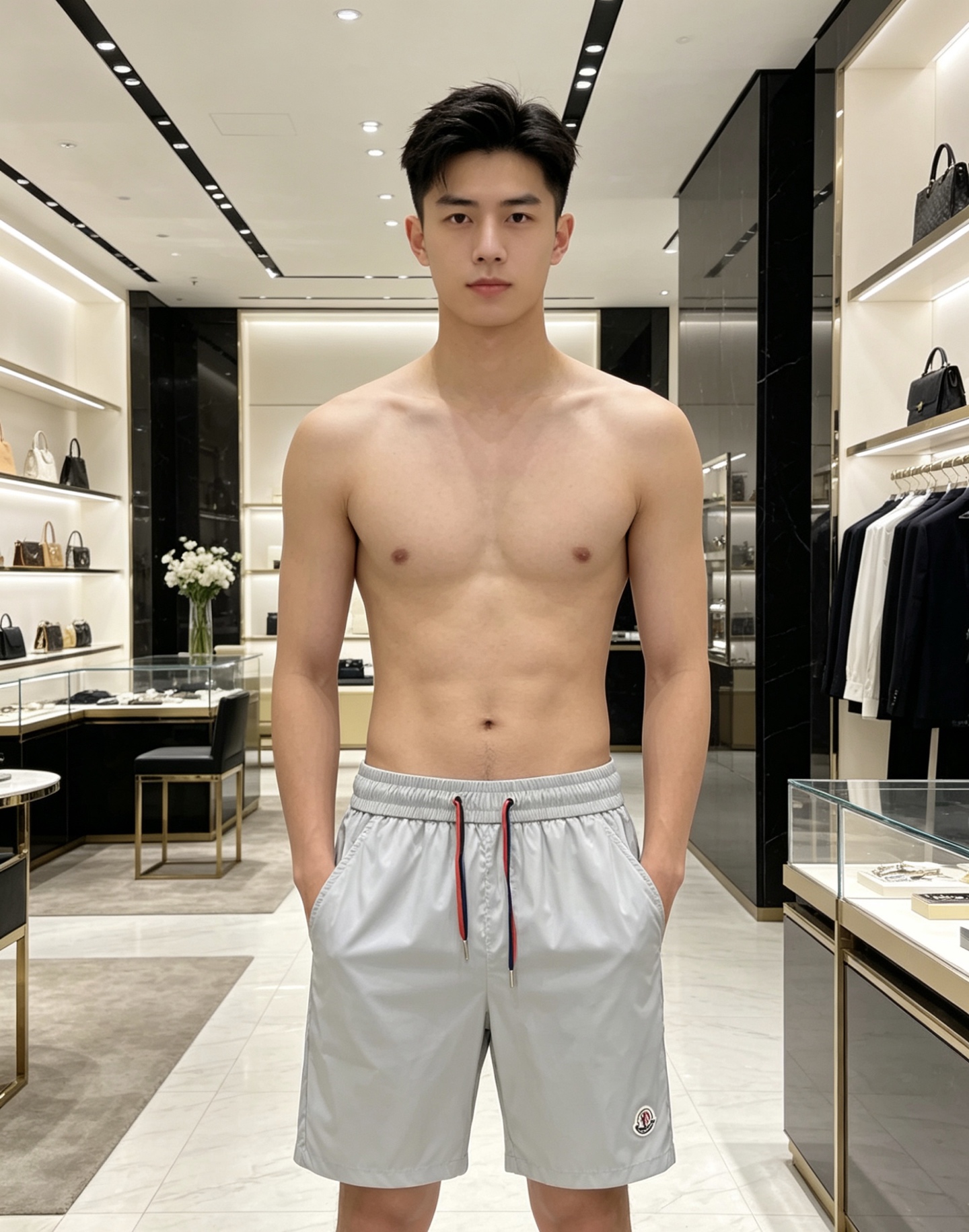 NO:840014,Moncler 2026ss new summer casual shorts, classic logo quick-drying drawstring beach shorts are made of high-density nylon fabric, which is quick-drying, anti-wrinkle, and breathable. The elastic waist design is equipped with a drawstring metal head, which is extremely comfortable!  Color Gray Blue Size 48-56,,Moncler,shorts,19860909Moncler 蒙口 2026ss夏季新款休闲短裤 经典标识速干抽绳沙滩短裤采用高密度锦纶面料,具备速干、抗皱、透气的特性,松紧腰设计搭配抽绳金属头,舒适度极高！ 颜色灰色 蓝色 码数48-56,,Moncler,shorts,,Men's clothing