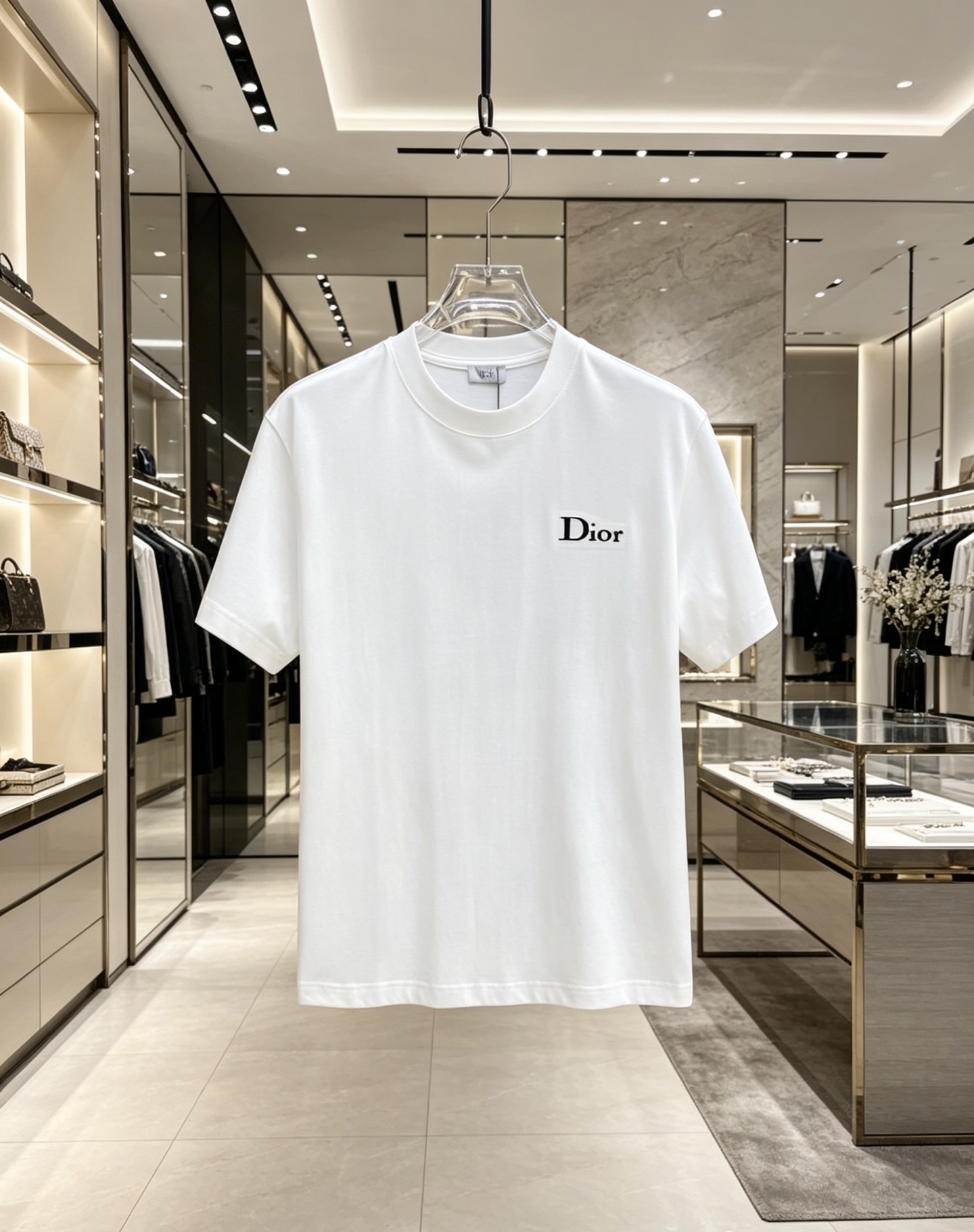 NO:847449,Dior Dior 2026ss new spring and summer new debut counter latest short-sleeved round neck T-shirt high-end custom design avant-garde fashion!  The brand logo is designed with heavy craftsmanship. High-end customized pure cotton fabric. Soft to the touch. Comfortable to wear. Exquisite stitching at the counter level. Fine workmanship. The upper body effect is incomparably handsome!  A must-have item for a stylish man!  Color Black White Size S-XXL,,dior,dior,T-shirt,tees,t-shirt,19860909Dior 迪奥 2026ss 春夏新款首发专柜最新款短袖圆领T恤 高端订制 设计前卫时尚！品牌logo重工艺设计 高端定制纯棉面料.手感柔软.穿着舒适.专柜级别精致车线.做工精细.上身效果无敌帅气！型男必备单品！ 颜色黑色 白色 码数S-XXL,,dior,dior,T-shirt,tees，t-shirt,,Men's clothing