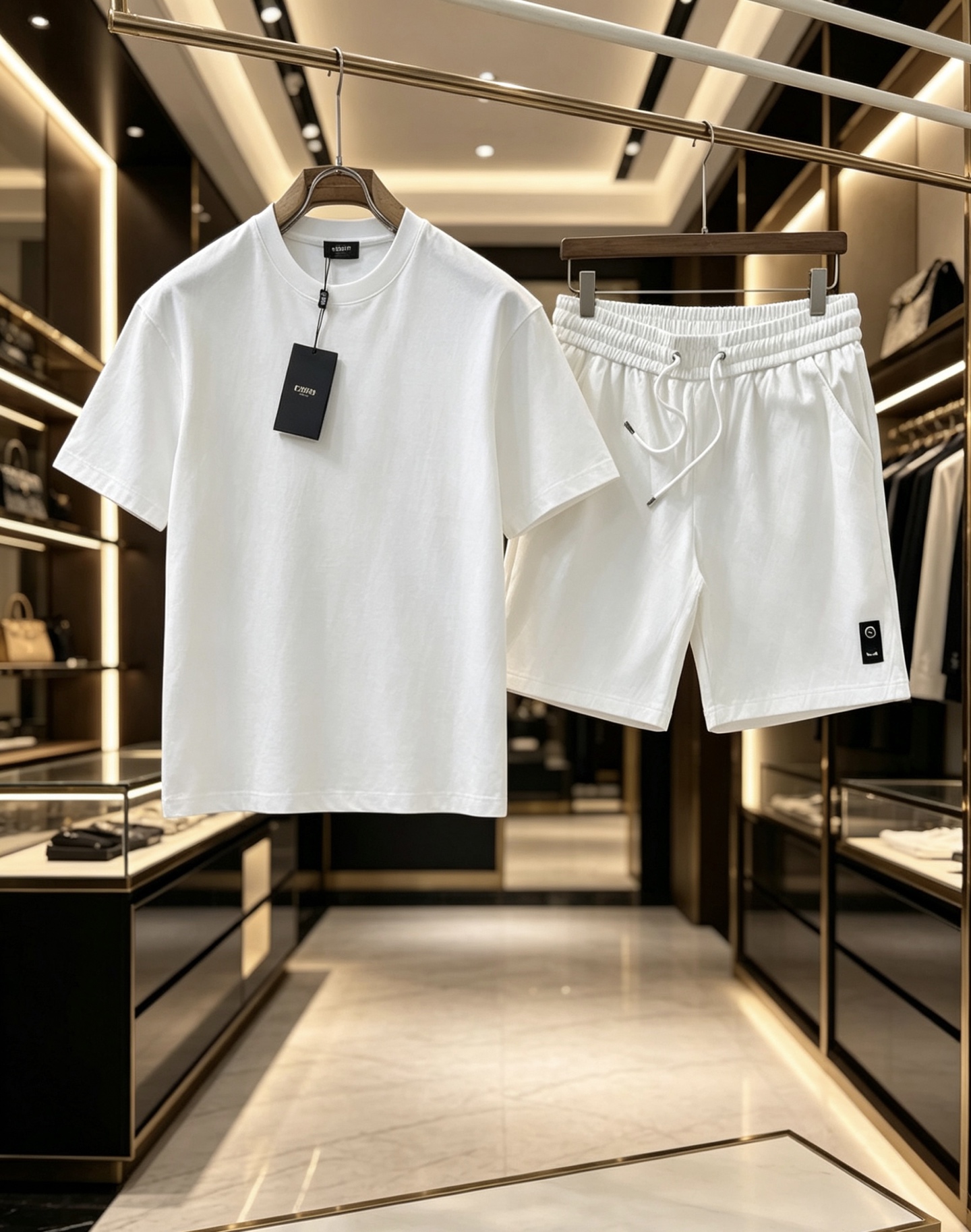 NO:847482,/set Fendi Fendi 2026ss latest spring and summer suit, same style for men and women, classic full-print design short-sleeved T-shirt shorts suit, customized pure cotton fabric, soft to the touch, comfortable to wear, fine workmanship. The upper body effect is incomparably handsome, color black white code number 48-56,,fendi,fendi,shorts,T-shirt,tees,t-shirt,19860909/套 Fendi 芬迪 2026ss春夏最新款套装,男女同款,经典满印设计短袖T恤短裤套装,定制纯棉面料,手感柔软,穿着舒适,做工精细.上身效果无敌帅气, 颜色黑色 白色 码数48-56,,fendi,fendi,shorts,T-shirt,tees，t-shirt,,Men's clothing