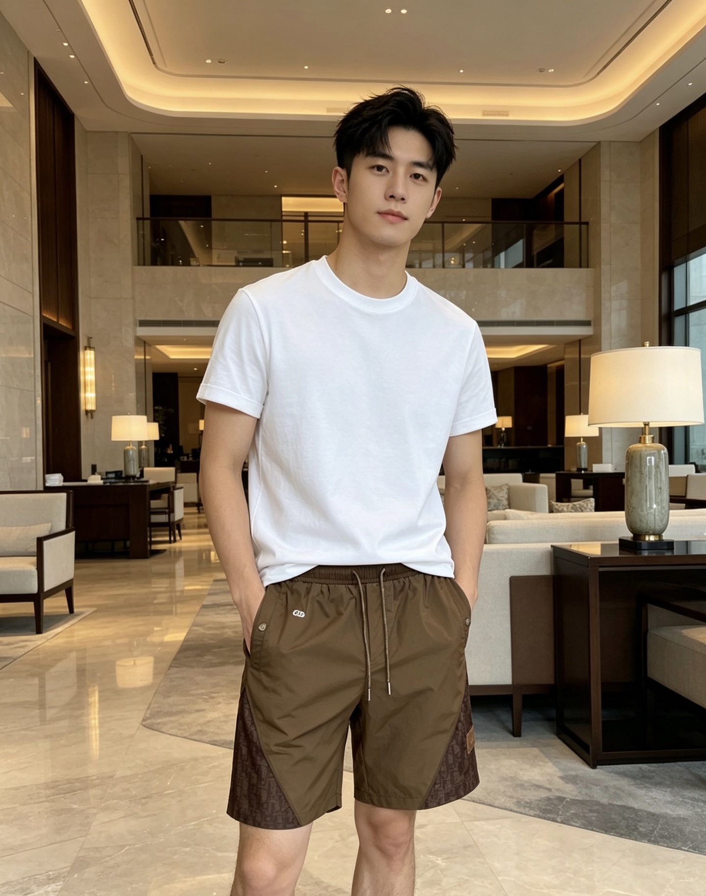 NO:875530,Dior Dior  2026ss summer Oblique presbyopic splicing series casual shorts, available in black/coffee colors, combine the brand's iconic elements with functional tailoring to create a new texture. Made of high-density anti-wrinkle nylon fabric, the upper body is light and breathable, with a smooth drape, without fear of summer heat and wrinkles; the waistband adopts a two-color drawstring elastic design  , with exquisite rope details, taking into account both comfort and sophistication. The Oblique presbyopia stitching on both sides of the pants, the HD logo on the front, and the three-dimensional DIOR patch pocket on the back are low-key to inject brand recognition. The neat straight silhouette modifies the leg shape. Whether it is daily life in the city or on vacation, you can easily wear a relaxed and noble summer style.  Color Black Brown Size 48-56 Dior Dior  2026ss summer Oblique presbyopic splicing series casual shorts, available in black/coffee colors, combine the brand's iconic elements with functional tailoring to create a new texture. Made of high-density anti-wrinkle nylon fabric, the upper body is light and breathable, with a smooth drape, without fear of summer heat and wrinkles; the waistband adopts a two-color drawstring elastic design  , with exquisite rope details, taking into account both comfort and sophistication. The Oblique presbyopia stitching on both sides of the pants, the HD logo on the front, and the three-dimensional DIOR patch pocket on the back are low-key to inject brand recognition. The neat straight silhouette modifies the leg shape. Whether it is daily life in the city or on vacation, you can easily wear a relaxed and noble summer style.  Color black coffee code number 48-56, dior, dior, shorts,19860909Dior 迪奥 2026ss夏季Oblique老花拼接系列休闲短裤,黑/咖双色可选,把品牌标志性元素与机能剪裁玩出了新质感.甄选高密抗皱锦纶面料打造,上身轻薄透气,自带顺滑垂坠感,无惧夏日闷热与褶皱；腰头采用双色抽绳松紧设计,搭配精致绳头细节,兼顾舒适与精致度.裤身两侧的Oblique老花拼接与正面HD标识、背面立体DIOR贴袋,低调注入品牌辨识度,利落直筒版型修饰腿型,无论是都市日常还是度假出行,都能轻松穿出松弛显贵的夏日格调. 颜色黑色 咖色 码数48-56 Dior 迪奥 2026ss夏季Oblique老花拼接系列休闲短裤,黑/咖双色可选,把品牌标志性元素与机能剪裁玩出了新质感.甄选高密抗皱锦纶面料打造,上身轻薄透气,自带顺滑垂坠感,无惧夏日闷热与褶皱；腰头采用双色抽绳松紧设计,搭配精致绳头细节,兼顾舒适与精致度.裤身两侧的Oblique老花拼接与正面HD标识、背面立体DIOR贴袋,低调注入品牌辨识度,利落直筒版型修饰腿型,无论是都市日常还是度假出行,都能轻松穿出松弛显贵的夏日格调. 颜色黑色 咖色 码数48-56,,dior,dior,shorts,,Men's clothing