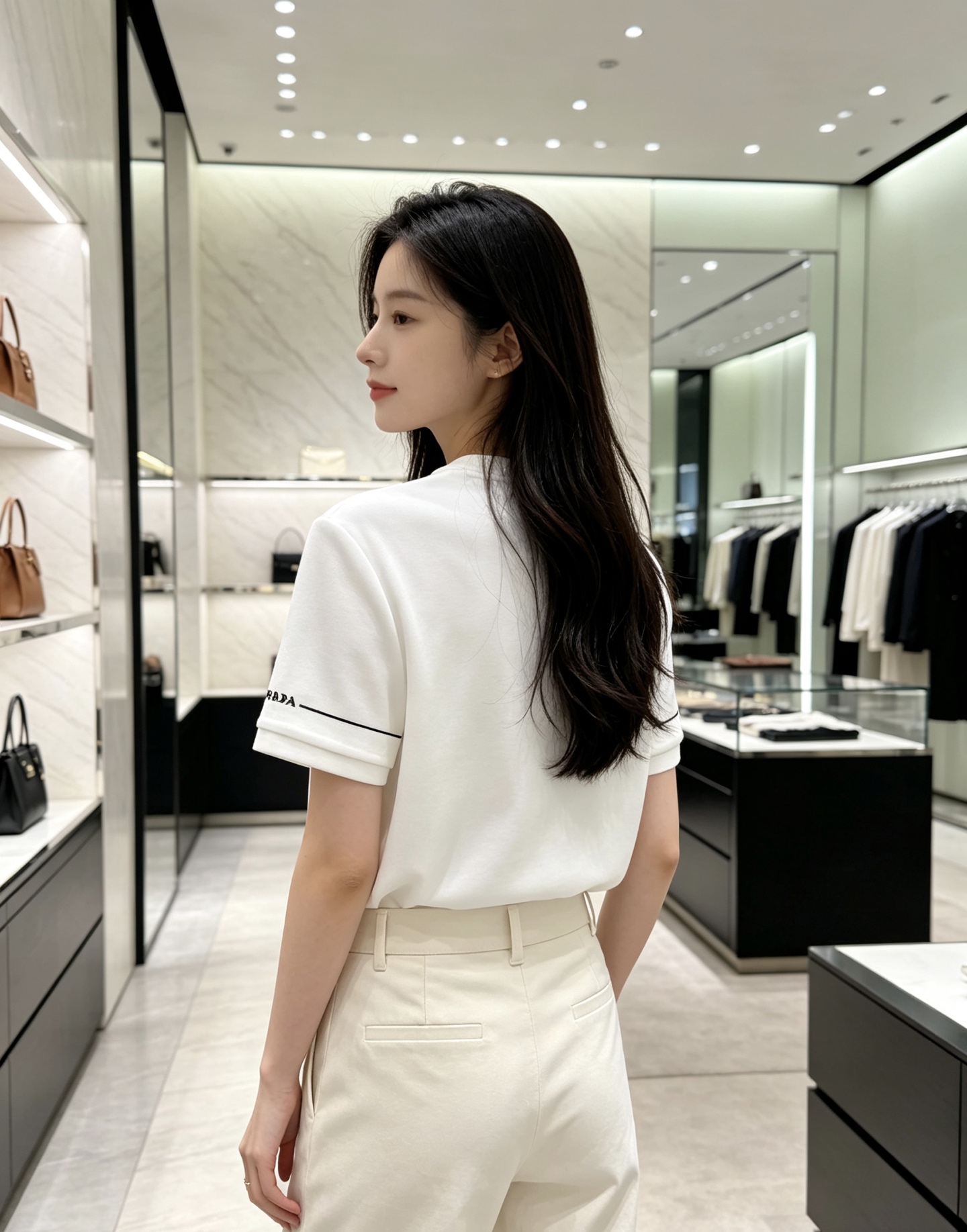 Prada 普拉达💎2026秋冬新款 Prada三角标空气层短袖T恤打底衫 高端重磅空气层面料,厚实挺括,不易起皱变形 Prada 普拉达💎2026秋冬新款 Prada三角标空气层短袖T恤打底衫 高端重磅空气层面料,厚实挺括,不易起皱变形