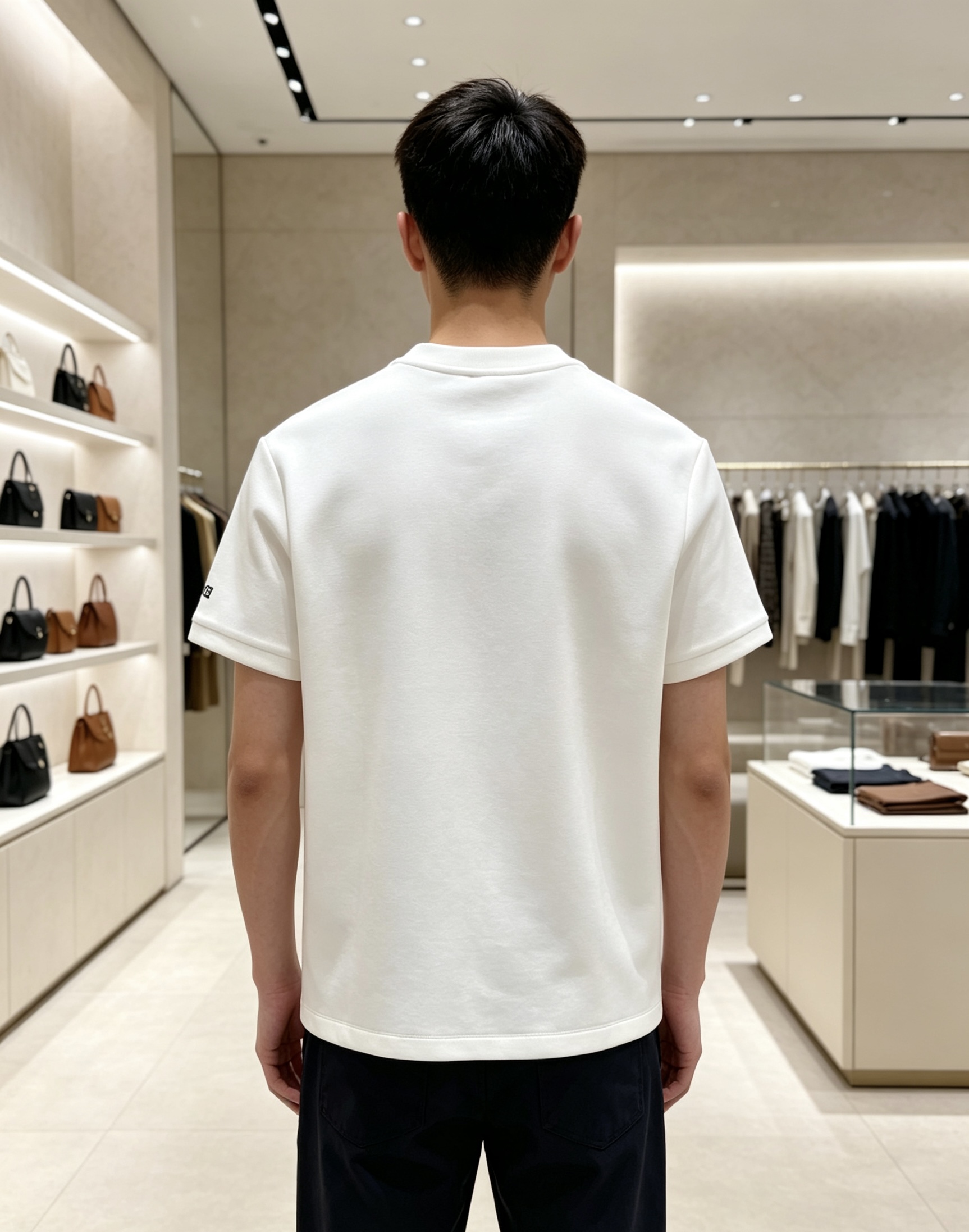 💫2026秋冬新款LOEWE罗意威刺绣短袖T恤打底衫 甄选重磅空气层面料，厚实垂顺，抗皱不易变形 胸口经典Anagram