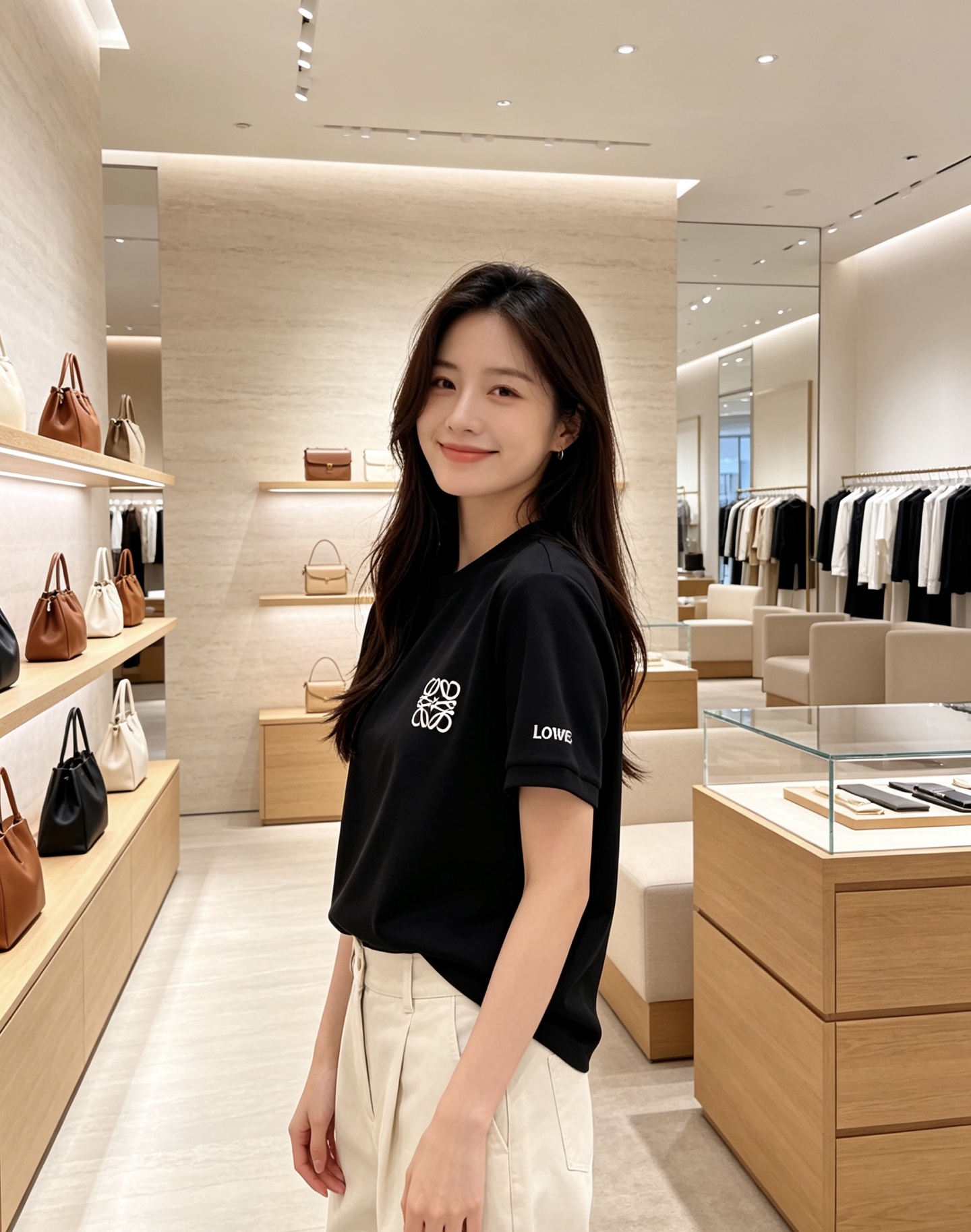 💫2026秋冬新款LOEWE罗意威刺绣短袖T恤打底衫 甄选重磅空气层面料,厚实垂顺,抗皱不易变形 胸口经典Anagram 💫2026秋冬新款LOEWE罗意威刺绣短袖T恤打底衫 甄选重磅空气层面料,厚实垂顺,抗皱不易变形 胸口经典Anagram
