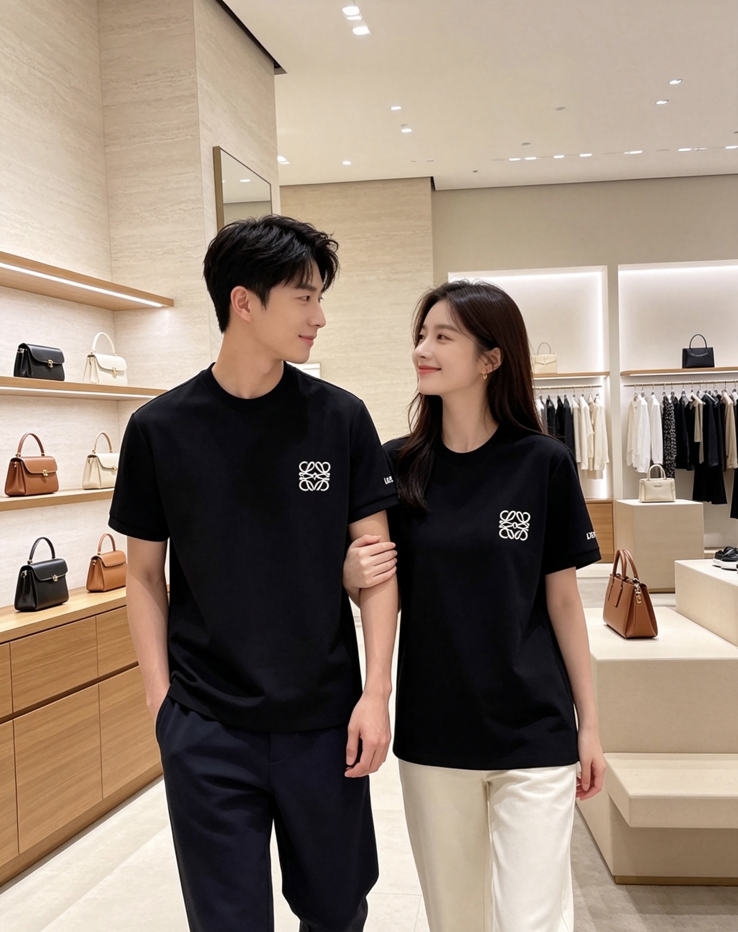💫2026秋冬新款LOEWE罗意威刺绣短袖T恤打底衫 甄选重磅空气层面料,厚实垂顺,抗皱不易变形 胸口经典Anagram 💫2026秋冬新款LOEWE罗意威刺绣短袖T恤打底衫 甄选重磅空气层面料,厚实垂顺,抗皱不易变形 胸口经典Anagram