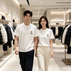 Moncler 蒙口 2026秋冬新品短袖打底T恤 极简圆领剪裁,空气层重磅面料软糯挺括 胸前彩色刺绣标识低调有质感,不 Moncler 蒙口 2026秋冬新品短袖打底T恤 极简圆领剪裁,空气层重磅面料软糯挺括 胸前彩色刺绣标识低调有质感,不