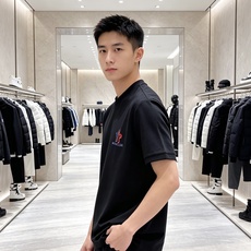 Moncler 蒙口 2026秋冬新品短袖打底T恤 极简圆领剪裁,空气层重磅面料软糯挺括 胸前彩色刺绣标识低调有质感,不 Moncler 蒙口 2026秋冬新品短袖打底T恤 极简圆领剪裁,空气层重磅面料软糯挺括 胸前彩色刺绣标识低调有质感,不