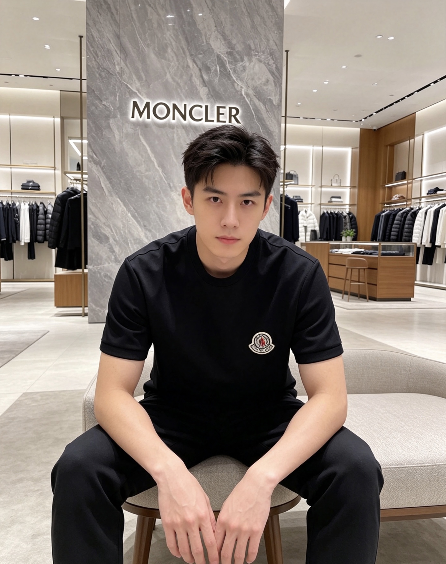 Moncler 2026秋冬蒙口徽章空气层短袖T恤打底衫 高克重空气层面料,厚实垂顺抗皱,不软塌不变形,一年四季适配,秋 Moncler 2026秋冬蒙口徽章空气层短袖T恤打底衫 高克重空气层面料,厚实垂顺抗皱,不软塌不变形,一年四季适配,秋