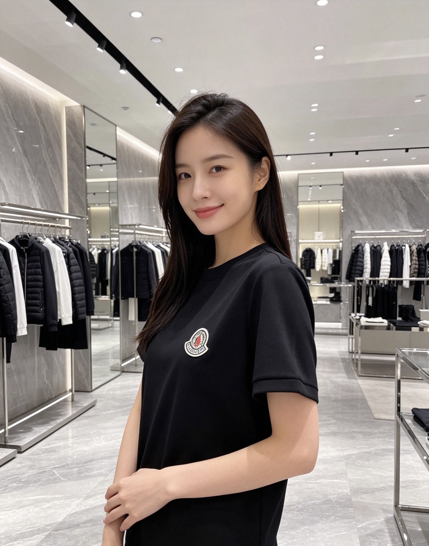 Moncler 2026秋冬蒙口徽章空气层短袖T恤打底衫 高克重空气层面料,厚实垂顺抗皱,不软塌不变形,一年四季适配,秋 Moncler 2026秋冬蒙口徽章空气层短袖T恤打底衫 高克重空气层面料,厚实垂顺抗皱,不软塌不变形,一年四季适配,秋