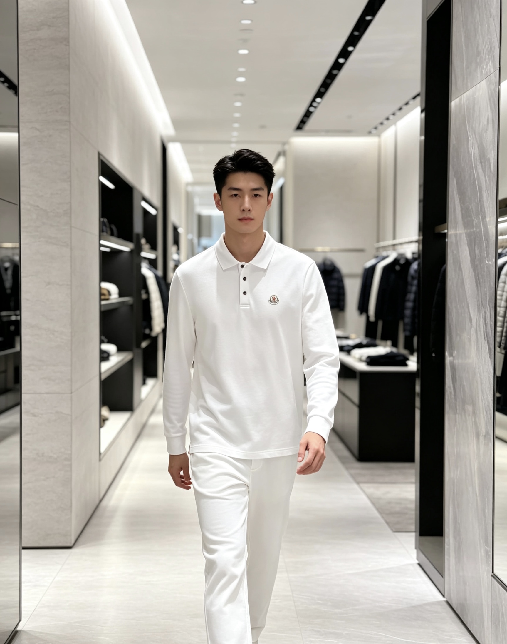 Moncler 2026秋冬蒙口长袖Polo衫 重磅珠地面料,挺括不粘身,春秋单穿、冬季内搭羽绒服都合适 经典翻领+三粒 Moncler 2026秋冬蒙口长袖Polo衫 重磅珠地面料,挺括不粘身,春秋单穿、冬季内搭羽绒服都合适 经典翻领+三粒