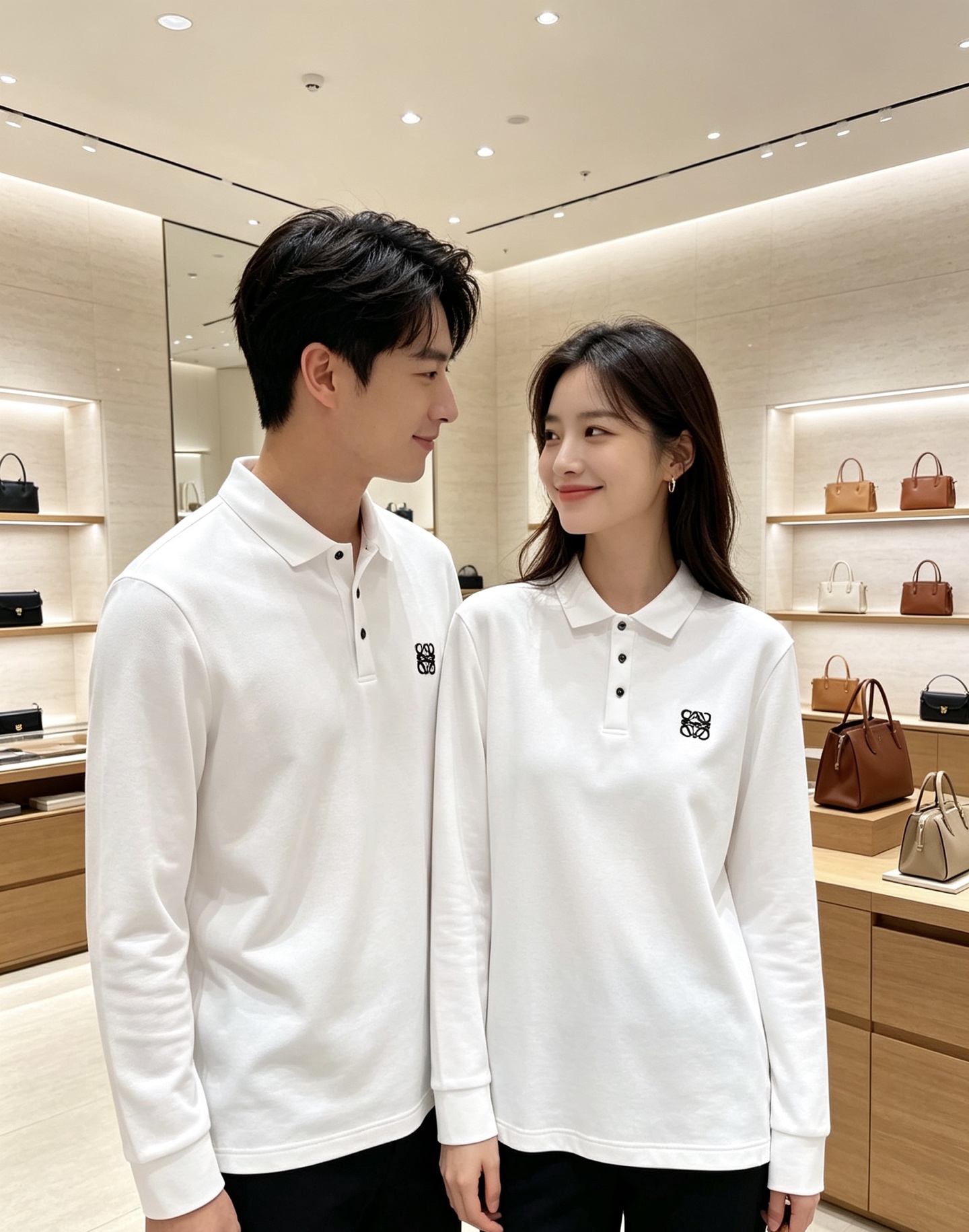 ✨Loewe 罗意威 2026秋冬新款刺绣长袖Polo,细腻珠地棉面料,透气挺括,久穿不易起皱变形 经典翻领三粒扣,版型 ✨Loewe 罗意威 2026秋冬新款刺绣长袖Polo,细腻珠地棉面料,透气挺括,久穿不易起皱变形 经典翻领三粒扣,版型