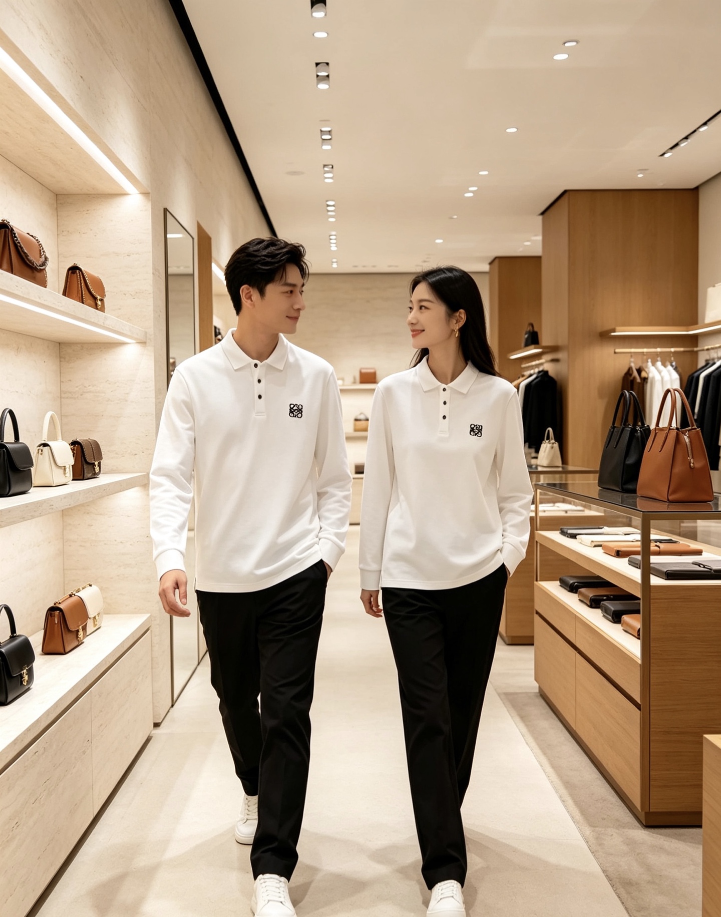 ✨Loewe 罗意威 2026秋冬新款刺绣长袖Polo,细腻珠地棉面料,透气挺括,久穿不易起皱变形 经典翻领三粒扣,版型 ✨Loewe 罗意威 2026秋冬新款刺绣长袖Polo,细腻珠地棉面料,透气挺括,久穿不易起皱变形 经典翻领三粒扣,版型