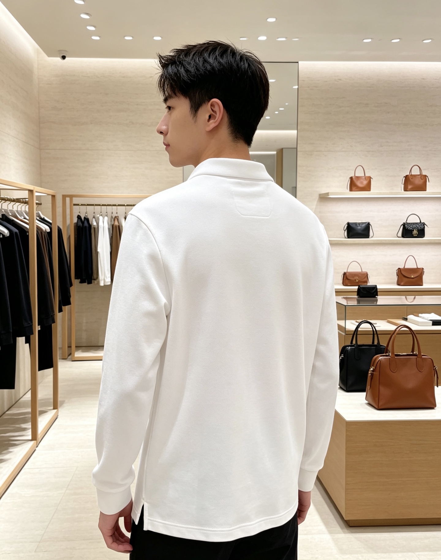 ✨Loewe 罗意威 2026秋冬新款刺绣长袖Polo,细腻珠地棉面料,透气挺括,久穿不易起皱变形 经典翻领三粒扣,版型 ✨Loewe 罗意威 2026秋冬新款刺绣长袖Polo,细腻珠地棉面料,透气挺括,久穿不易起皱变形 经典翻领三粒扣,版型