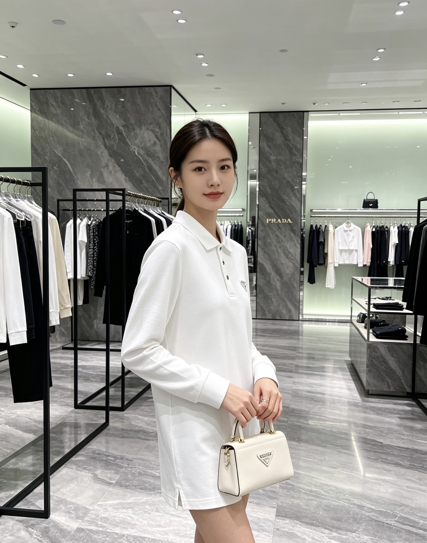 Prada 普拉达 2026秋冬三角金属标长袖Polo 高密细腻珠地棉面料,柔软亲肤,上身挺括有型,久穿不易起皱变形 简 Prada 普拉达 2026秋冬三角金属标长袖Polo 高密细腻珠地棉面料,柔软亲肤,上身挺括有型,久穿不易起皱变形 简