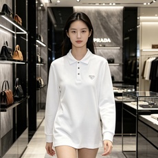 Prada 普拉达 2026秋冬三角金属标长袖Polo 高密细腻珠地棉面料,柔软亲肤,上身挺括有型,久穿不易起皱变形 简 Prada 普拉达 2026秋冬三角金属标长袖Polo 高密细腻珠地棉面料,柔软亲肤,上身挺括有型,久穿不易起皱变形 简