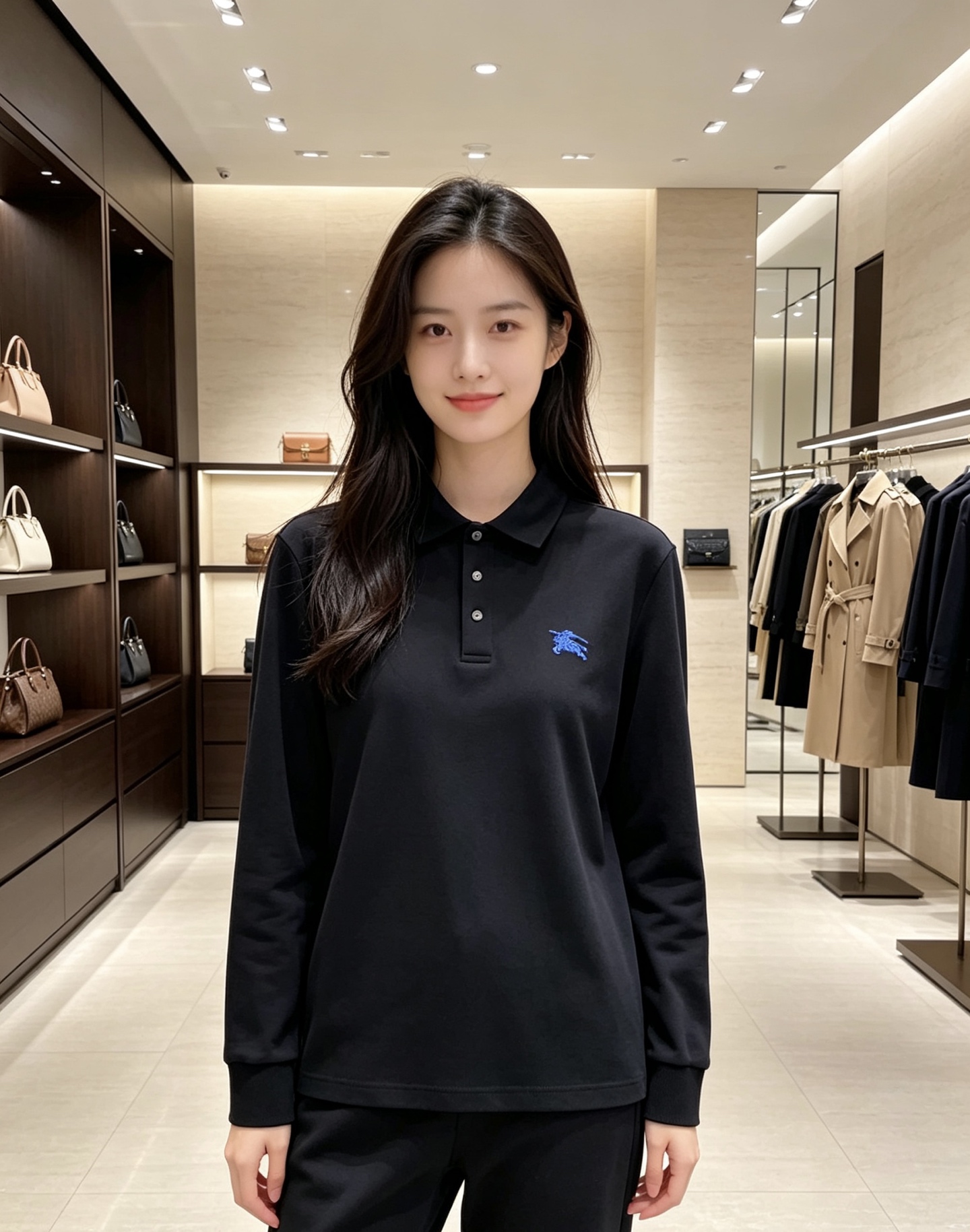 Burberry 巴宝莉 2026秋冬蓝标战马长袖Polo 高密珠地棉面料,软糯透气,上身挺括有型,反复洗不易起球发白 Burberry 巴宝莉 2026秋冬蓝标战马长袖Polo 高密珠地棉面料,软糯透气,上身挺括有型,反复洗不易起球发白