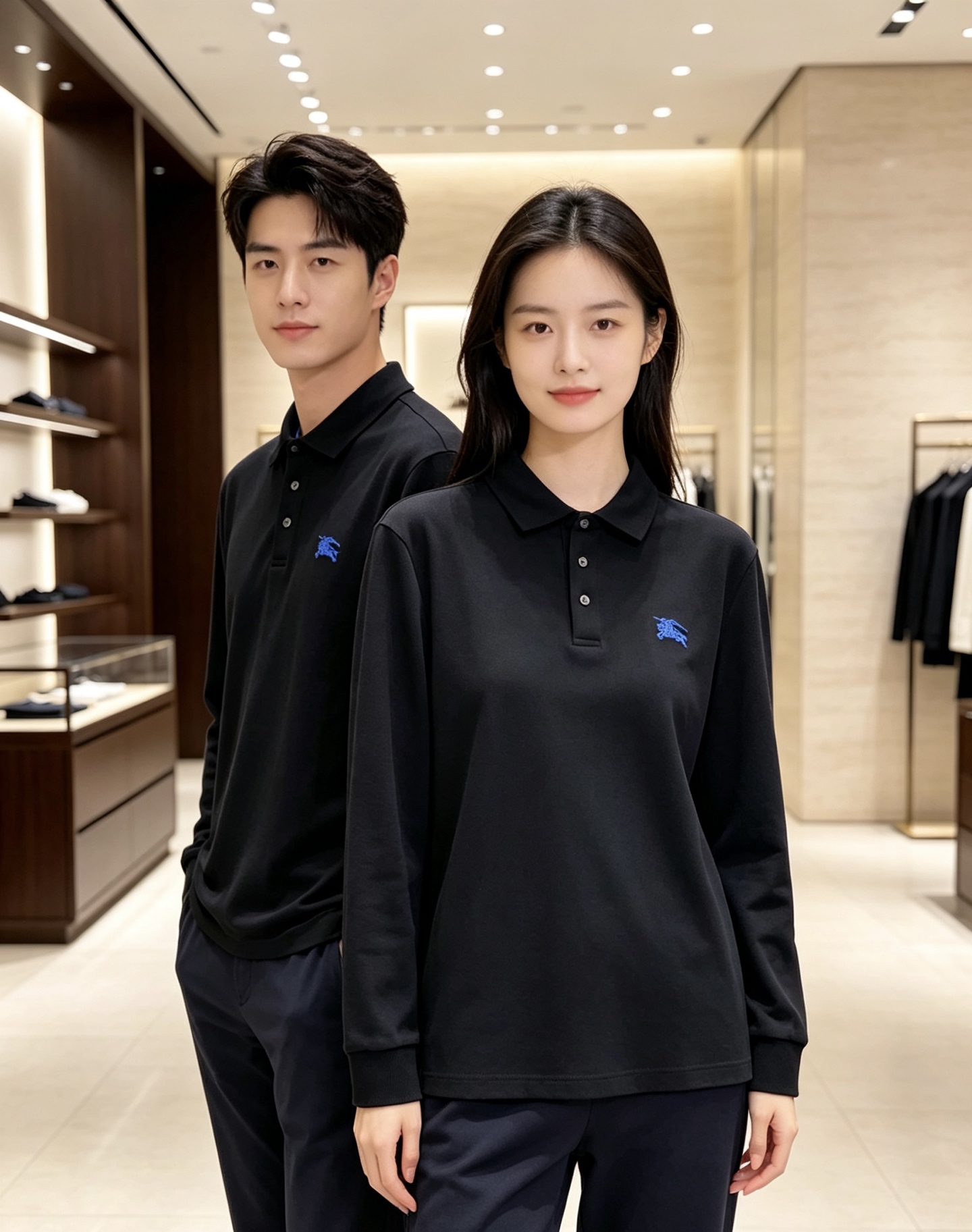 Burberry 巴宝莉 2026秋冬蓝标战马长袖Polo 高密珠地棉面料,软糯透气,上身挺括有型,反复洗不易起球发白 Burberry 巴宝莉 2026秋冬蓝标战马长袖Polo 高密珠地棉面料,软糯透气,上身挺括有型,反复洗不易起球发白