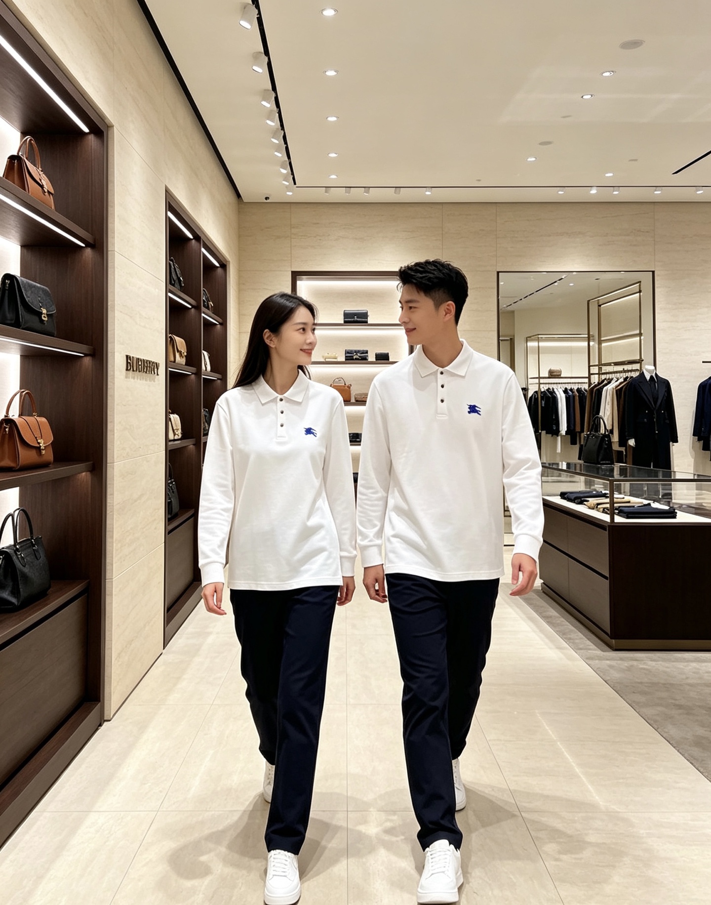 Burberry 巴宝莉 2026秋冬蓝标战马长袖Polo 高密珠地棉面料,软糯透气,上身挺括有型,反复洗不易起球发白 Burberry 巴宝莉 2026秋冬蓝标战马长袖Polo 高密珠地棉面料,软糯透气,上身挺括有型,反复洗不易起球发白