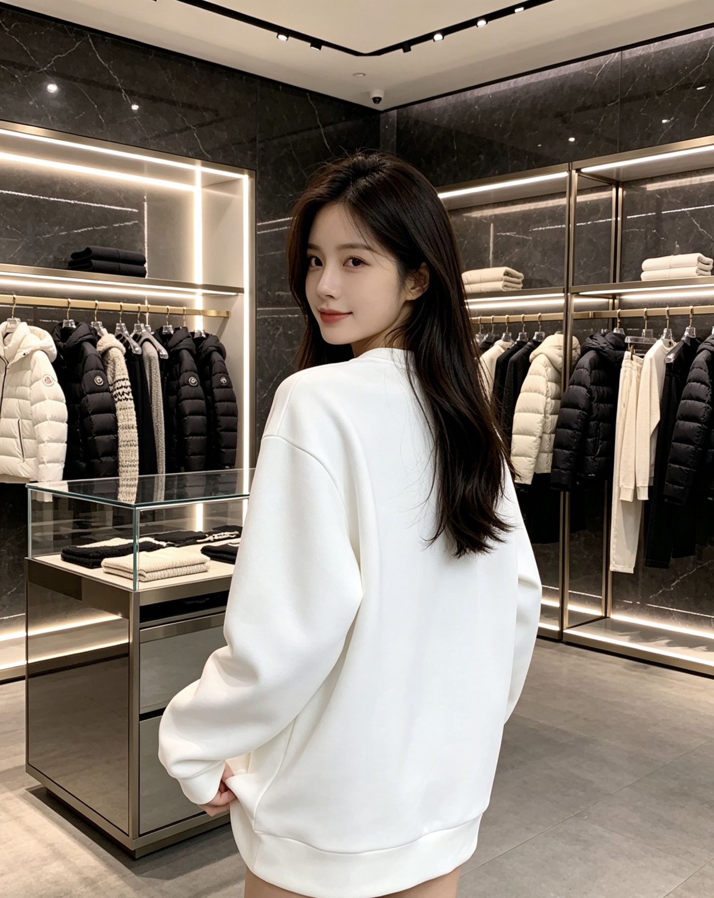 Moncler 蒙口 2026秋冬新款口袋徽章圆领卫衣，原版五金辅料完整复刻，高品质空气层面料，软糯挺括不易变形，版型宽