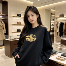 Burberry 巴宝莉 2026秋冬新款圆领卫衣 高克重空气层面料,上身挺括不易变形 肩部经典格纹拼接,胸前复古徽章立 Burberry 巴宝莉 2026秋冬新款圆领卫衣 高克重空气层面料,上身挺括不易变形 肩部经典格纹拼接,胸前复古徽章立