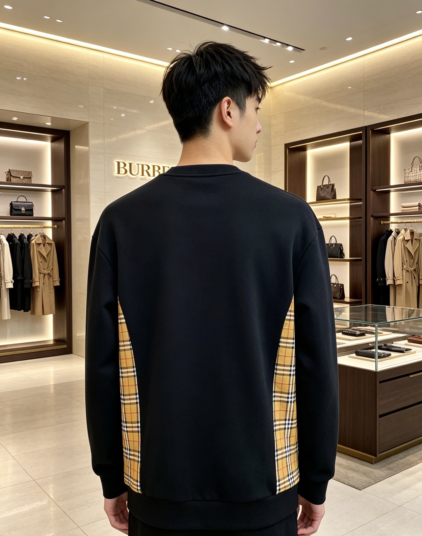 Burberry 巴宝莉 2026秋冬新款圆领卫衣 甄选高密空气层面料，透气垂顺，久穿不易起皱 胸口精致战马刺绣，侧边复